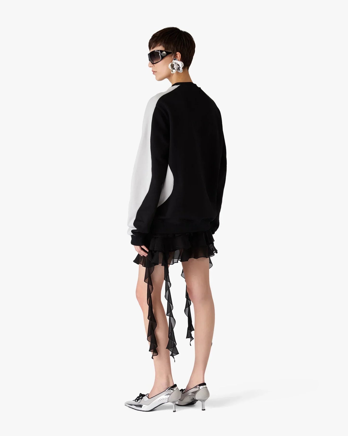 Colourblock Long Sleeve Sweatshirt | Casablanca Paris | Image 3