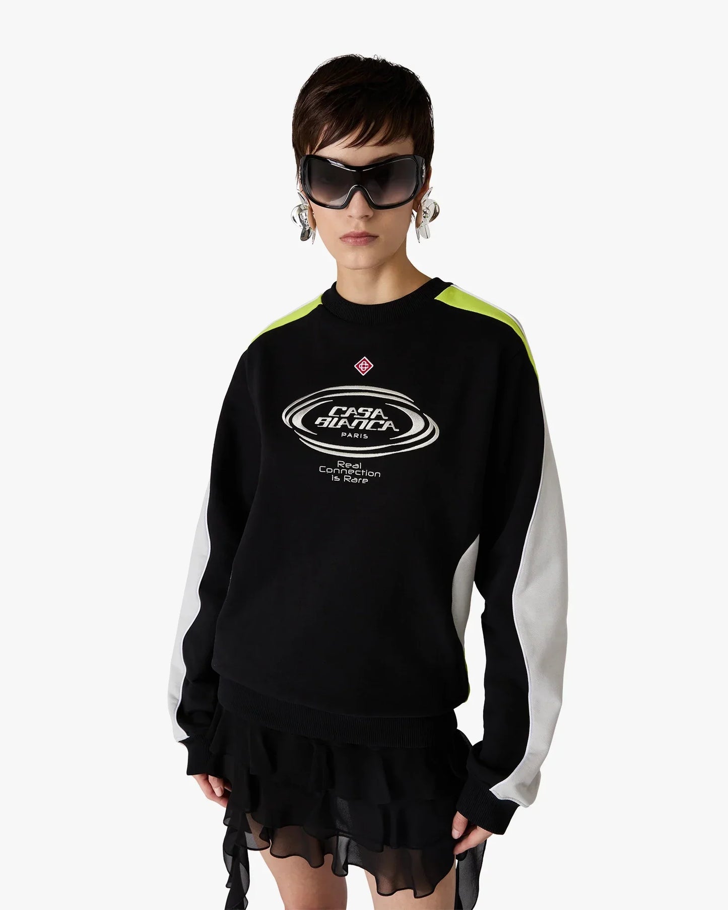 Colourblock Long Sleeve Sweatshirt | Casablanca Paris | Image 4