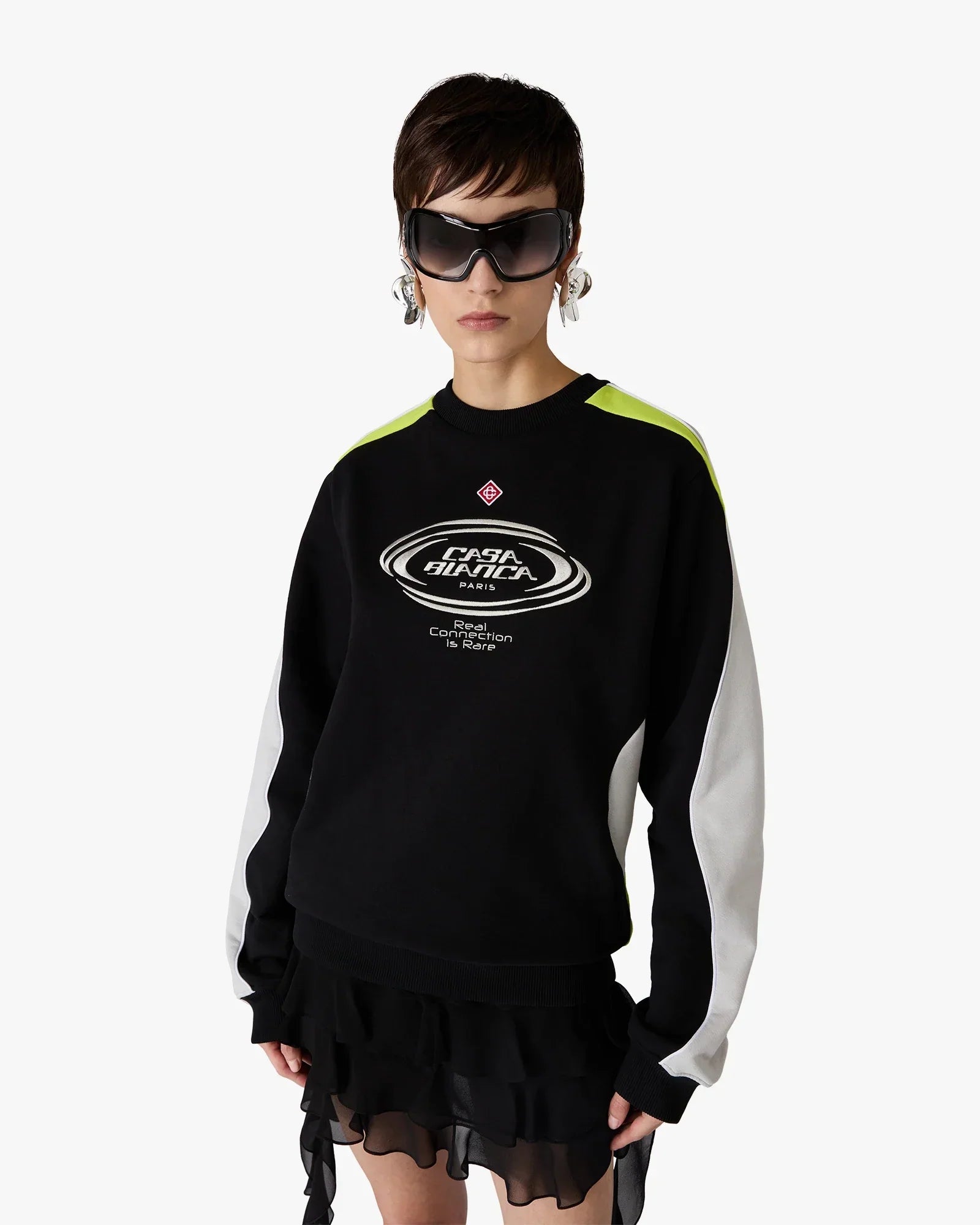 Colourblock Long Sleeve Sweatshirt | Casablanca Paris | Image 4