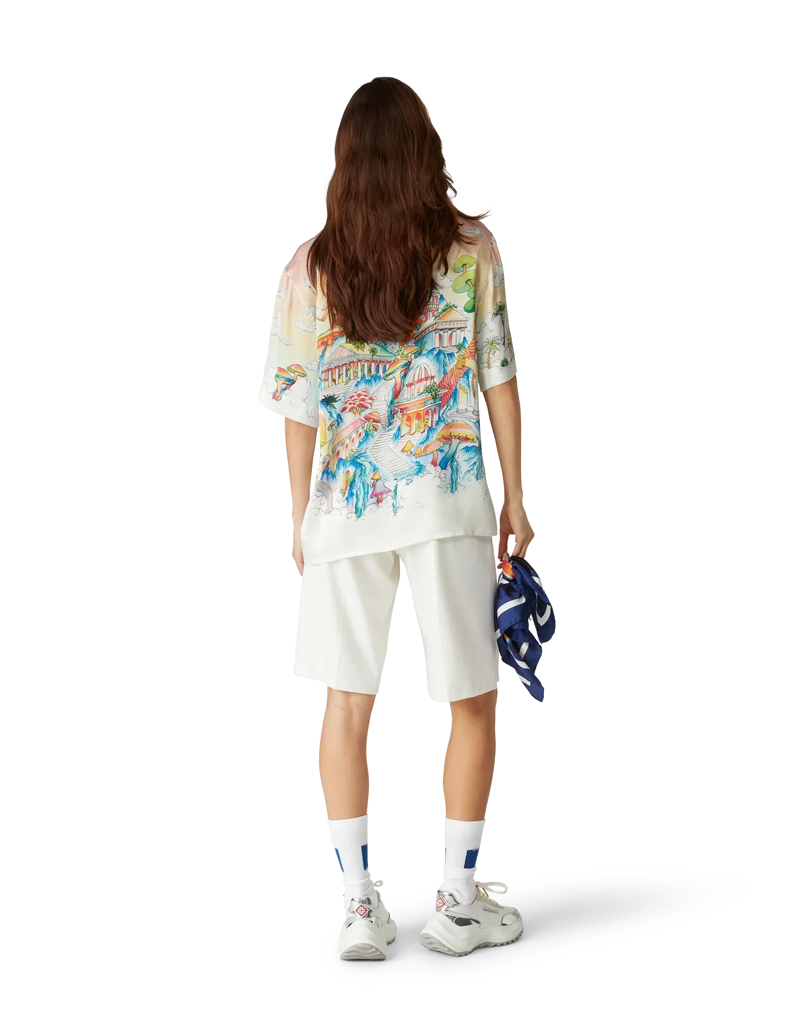 The Road To Knowledge Short Sleeve Silk Shirt | Casablanca Paris | Image 3