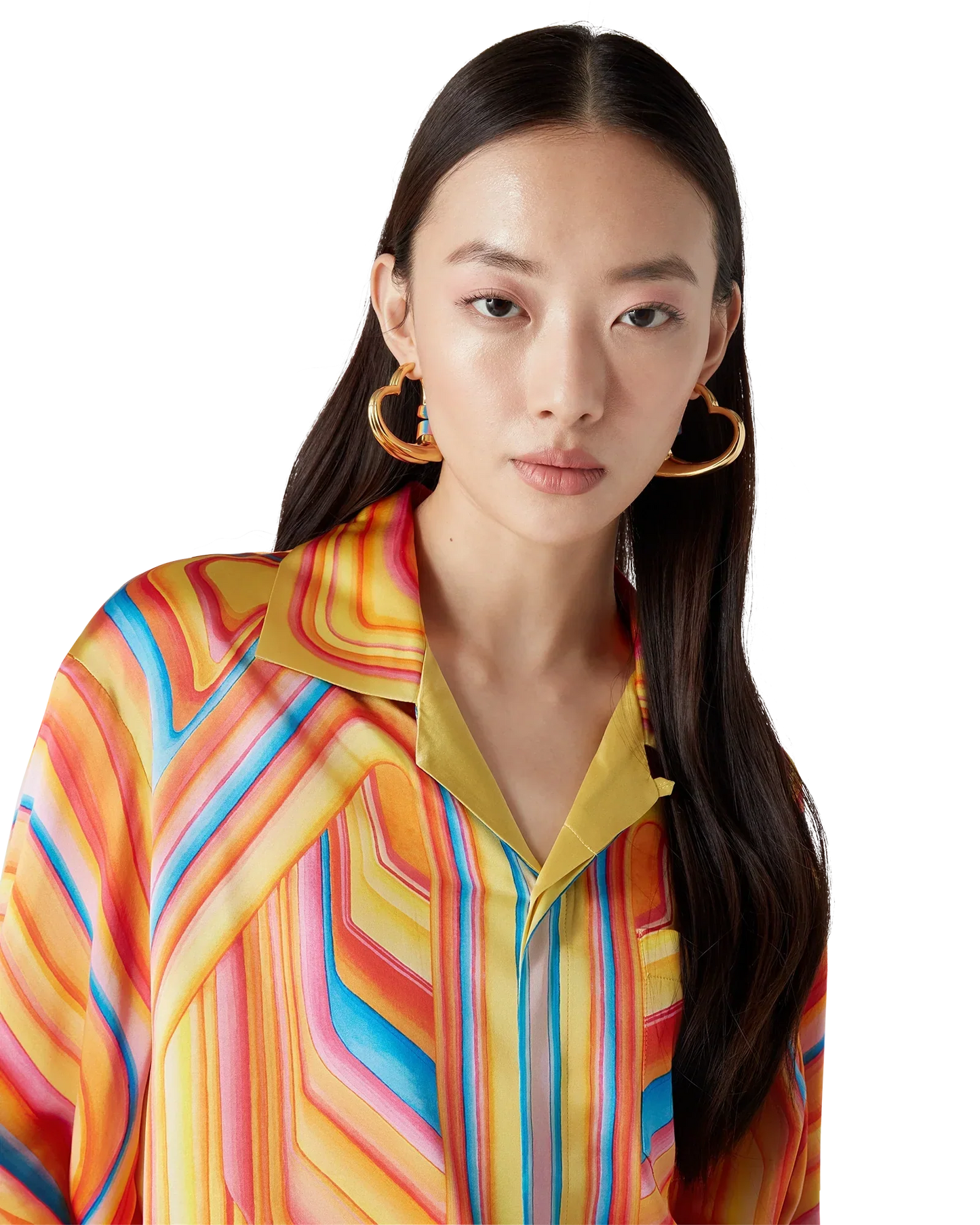 Low Rider Long Sleeve Silk Shirt | Casablanca Paris | Image 5