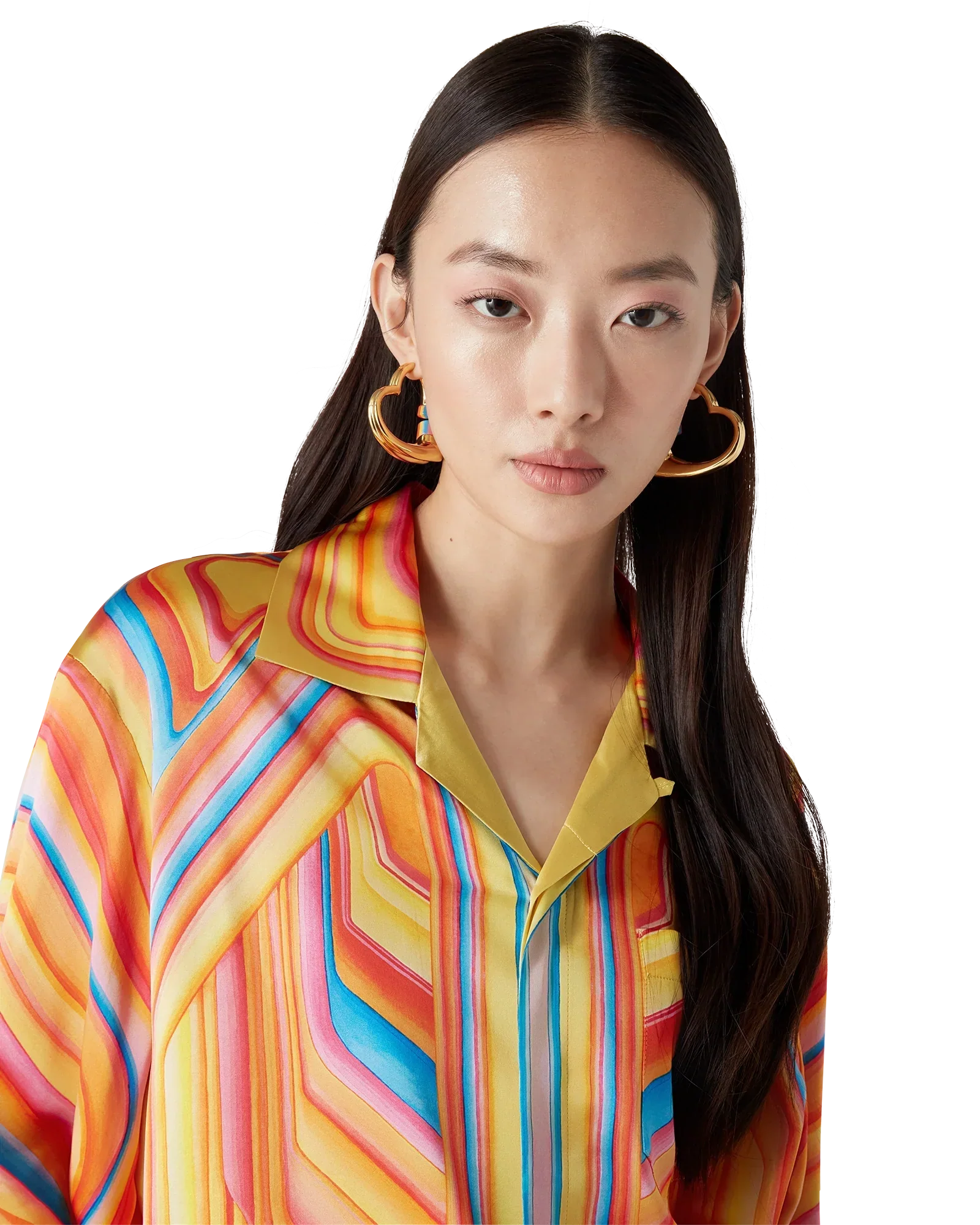 Low Rider Long Sleeve Silk Shirt | Casablanca Paris | Image 5