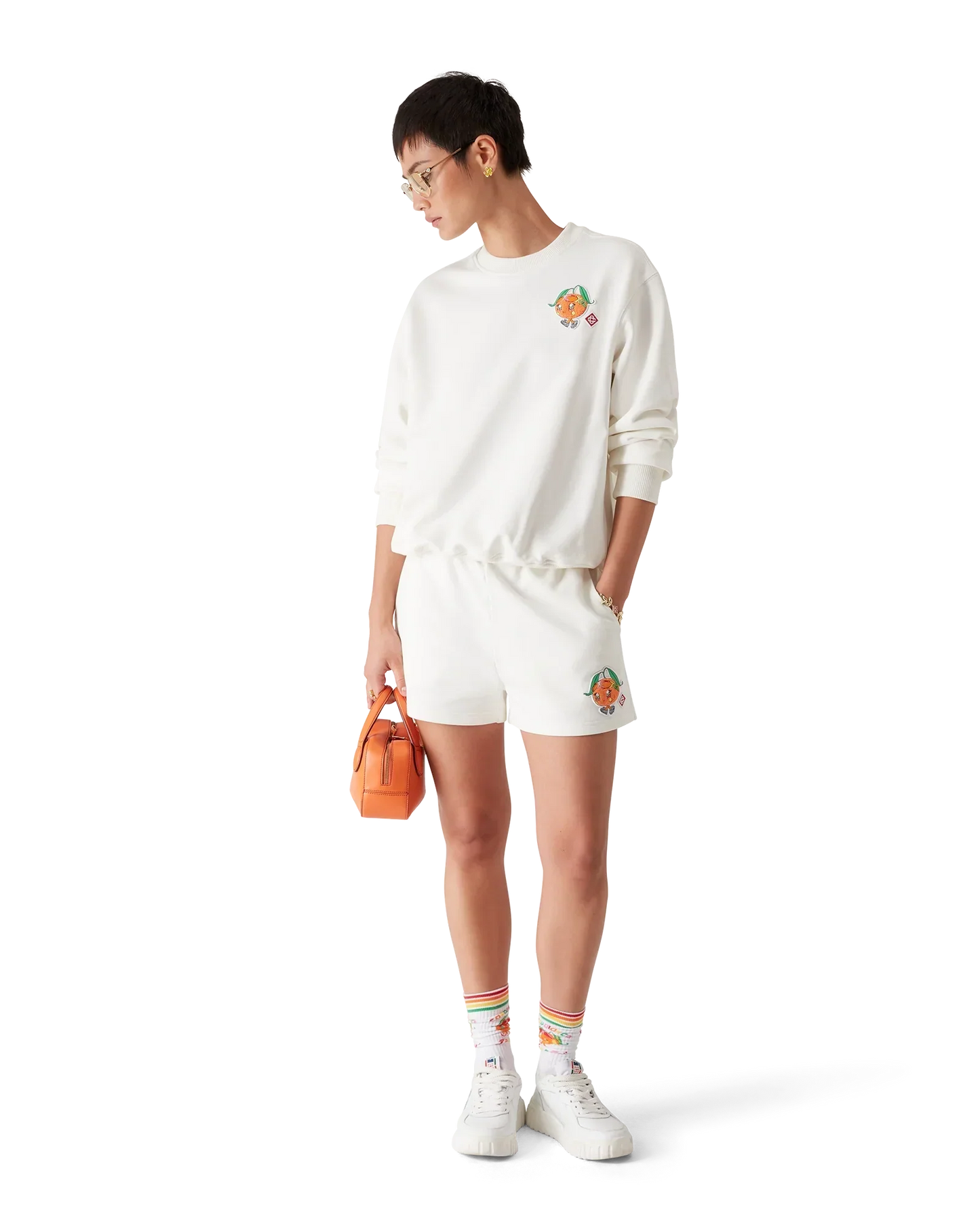 Orange Mascot Sweatshirt | Casablanca Paris | Image 2
