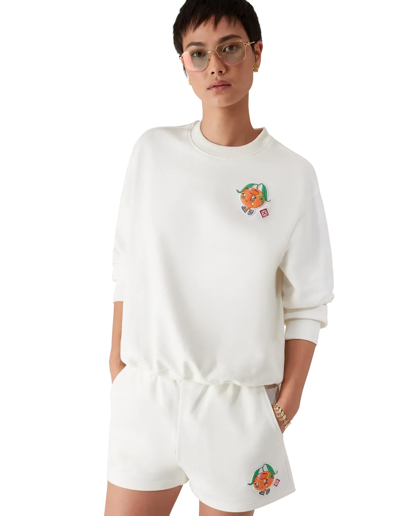 Orange Mascot Sweatshirt | Casablanca Paris | Image 4