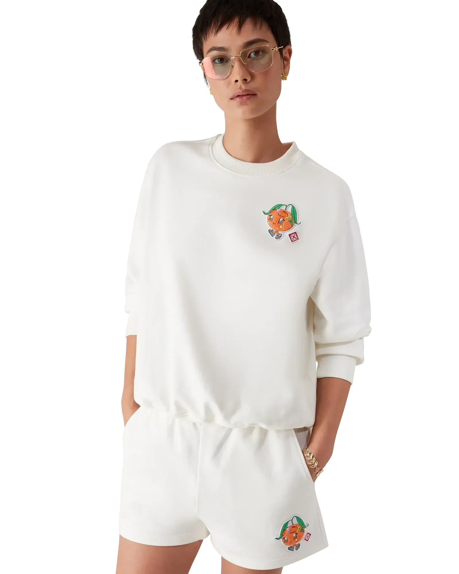 Orange Mascot Sweatshirt | Casablanca Paris | Image 4