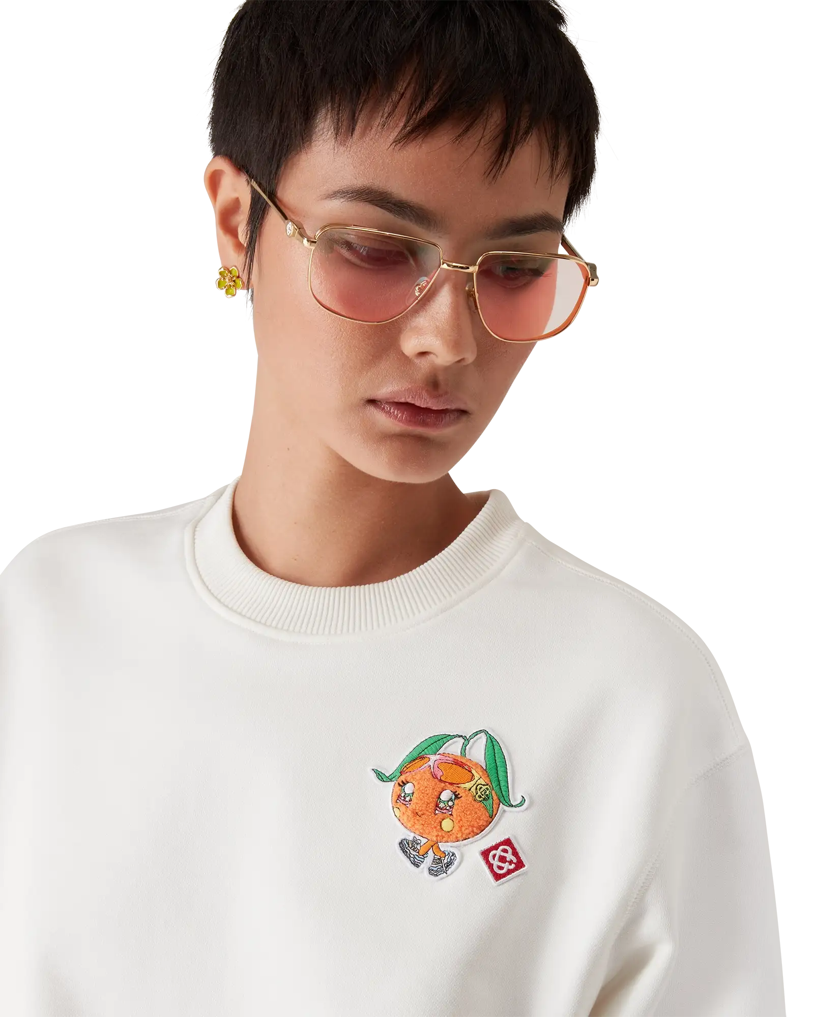 Orange Mascot Sweatshirt | Casablanca Paris | Image 5