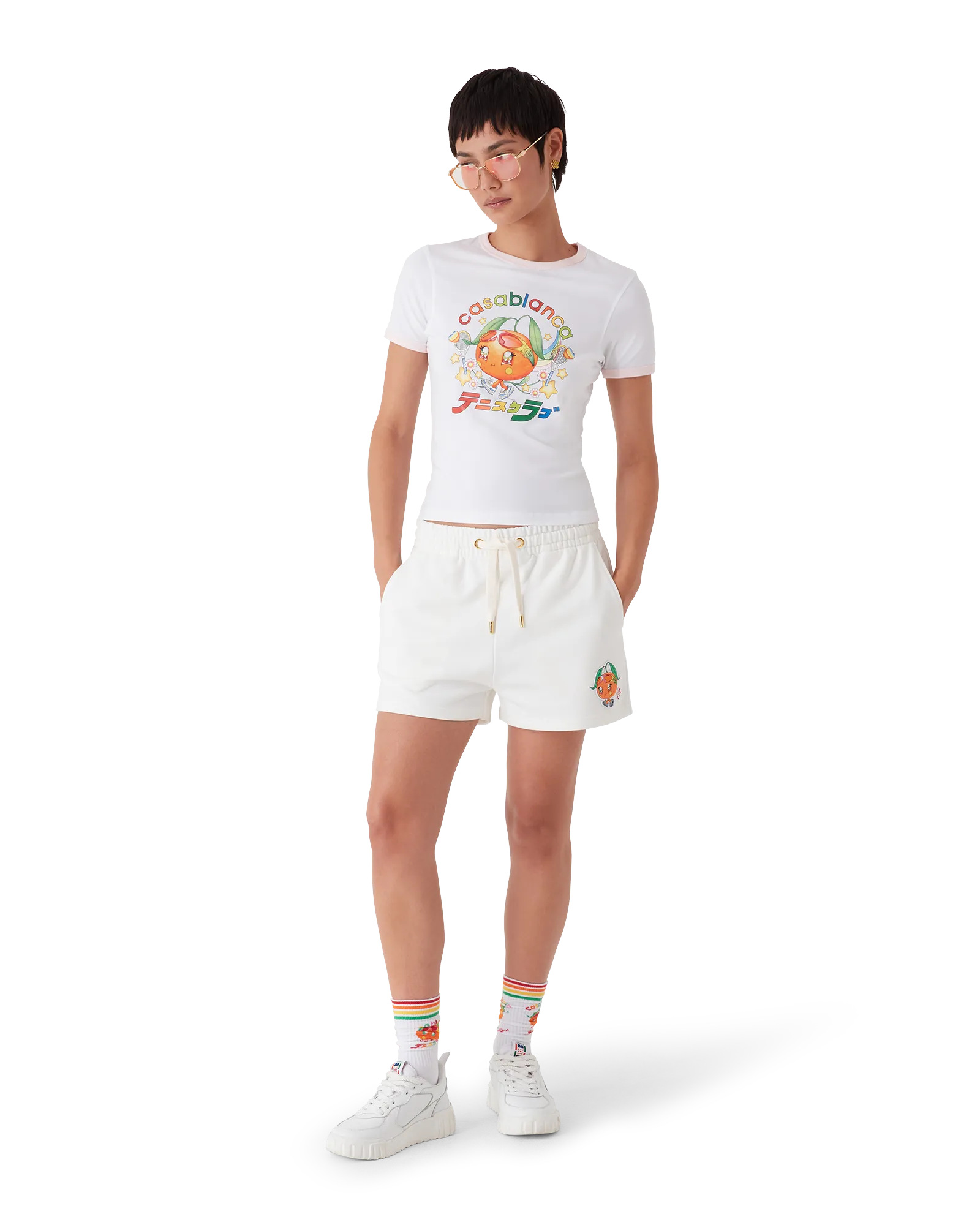 Orange Mascot Sweatshorts | Casablanca Paris | Image 2