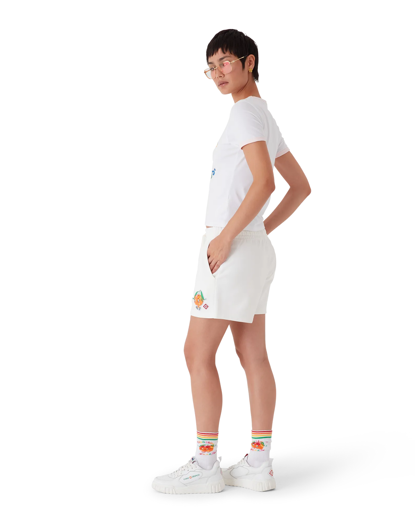 Orange Mascot Sweatshorts | Casablanca Paris | Image 3