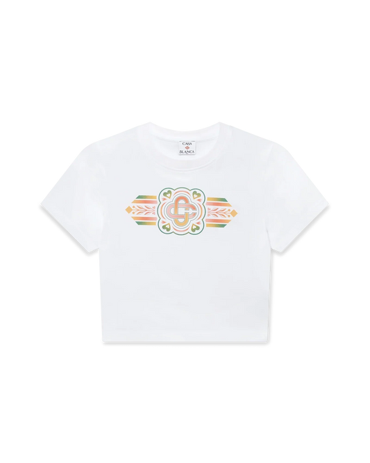 Unity Is Power Cropped Baby Short Sleeve T-Shirt | Casablanca Paris | Image 1