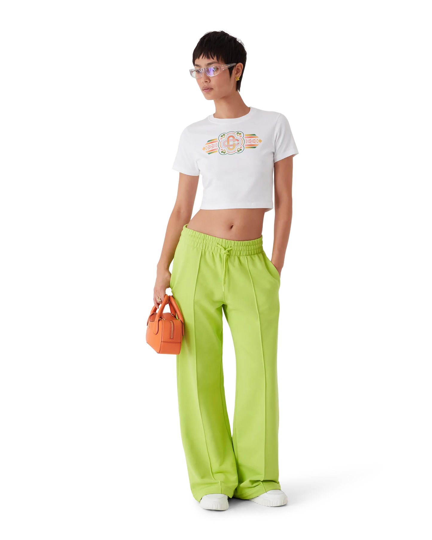 Unity Is Power Cropped Baby Short Sleeve T-Shirt | Casablanca Paris | Image 2