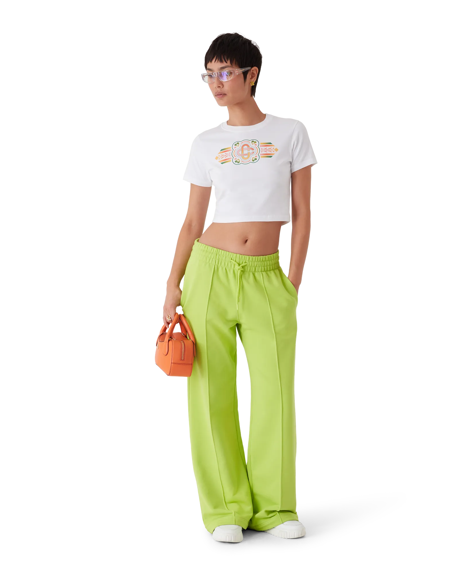 Unity Is Power Cropped Baby Short Sleeve T-Shirt | Casablanca Paris | Image 2
