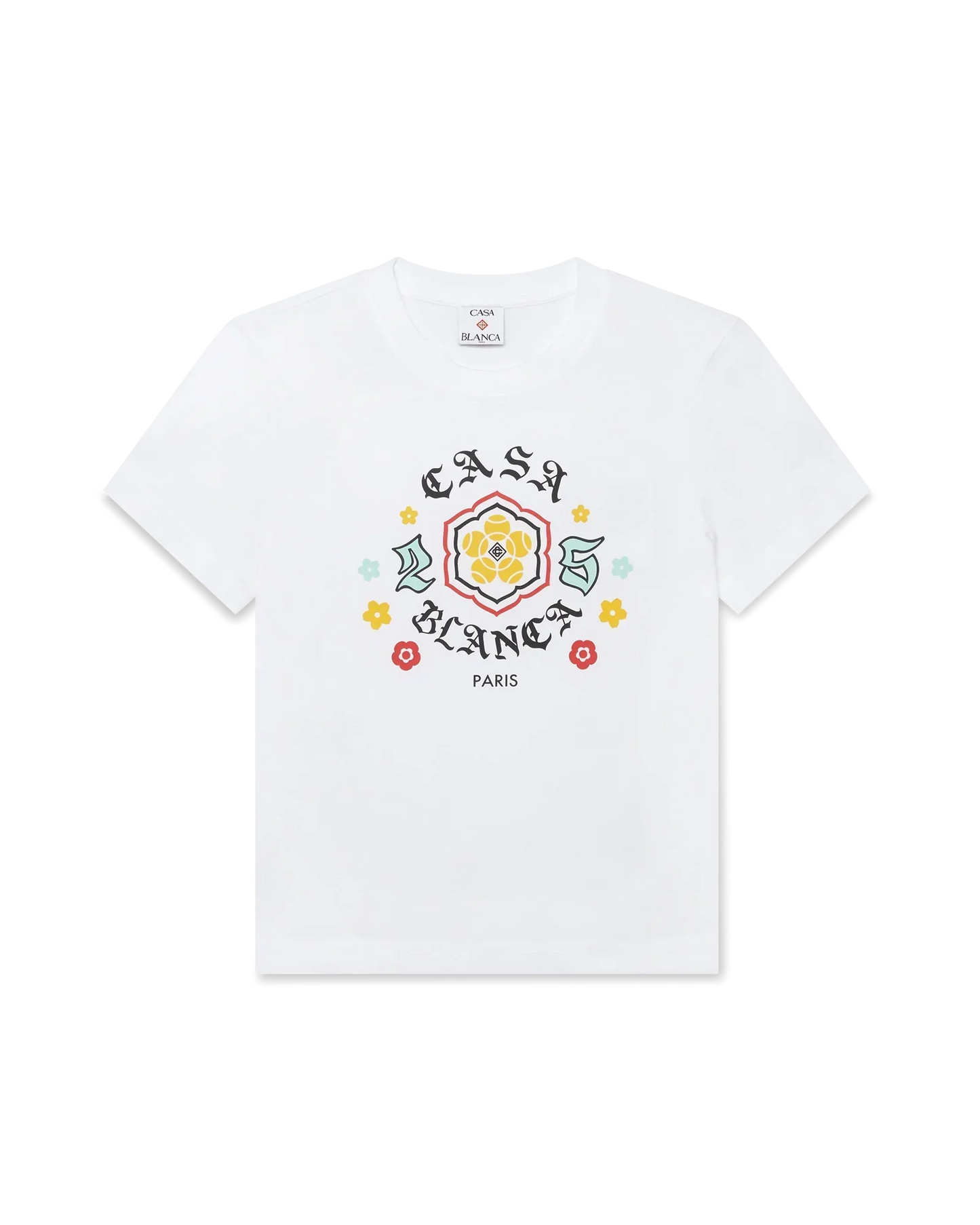 Emblem Fitted Short Sleeve T-Shirt | Casablanca Paris | Image 1