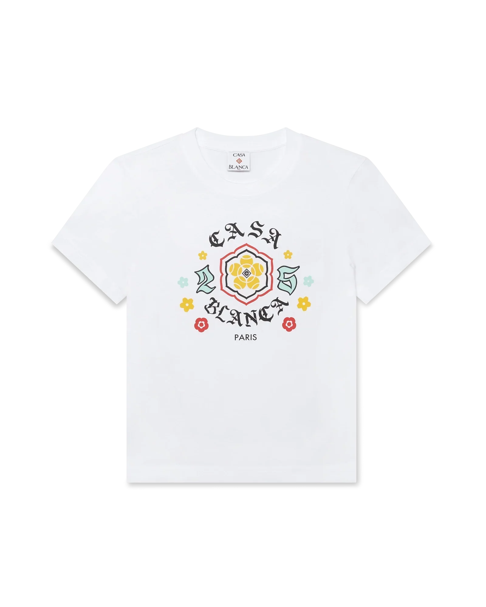 Emblem Fitted Short Sleeve T-Shirt | Casablanca Paris | Image 1