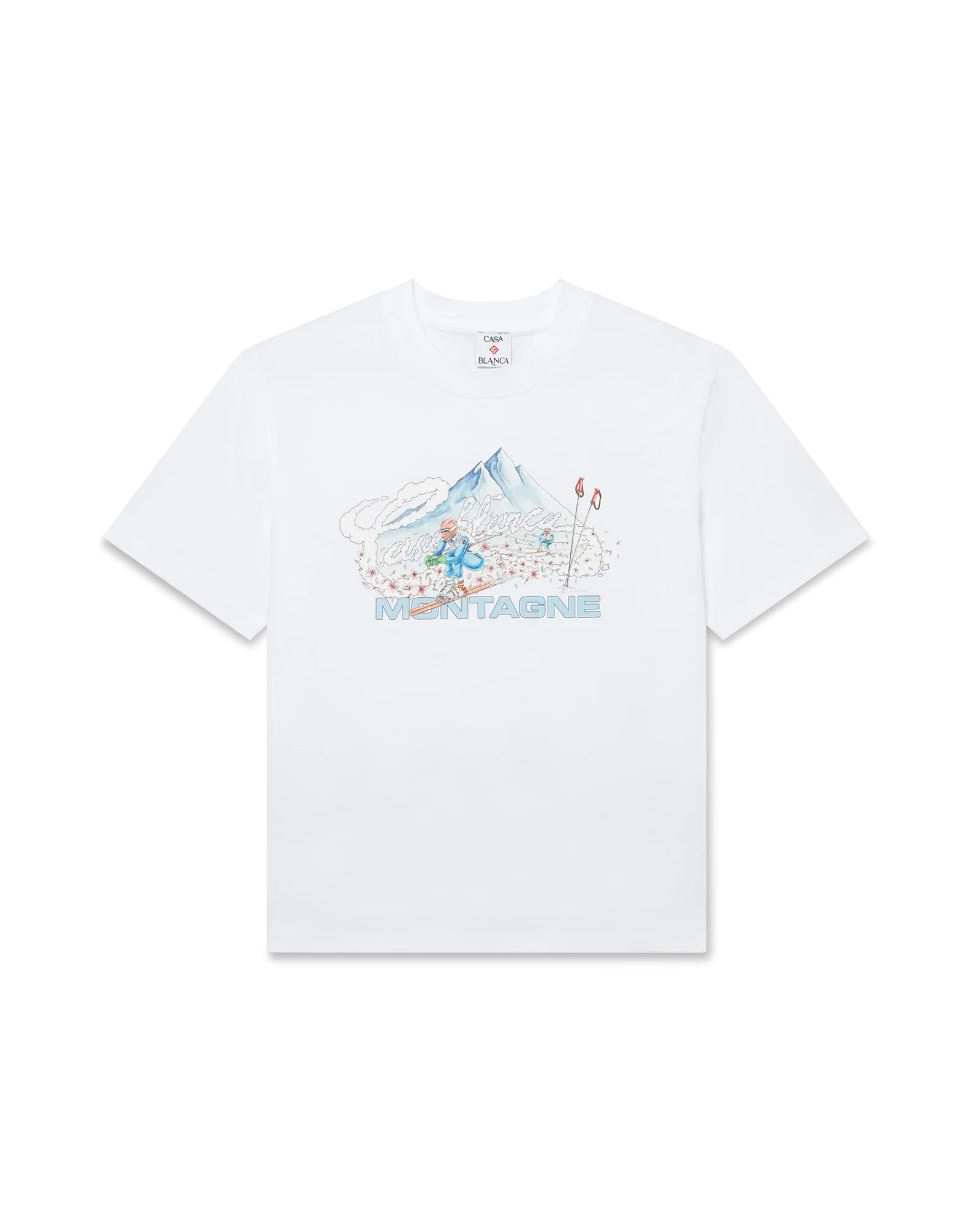 Ski Short Sleeve T-Shirt | Casablanca Paris | Image 1