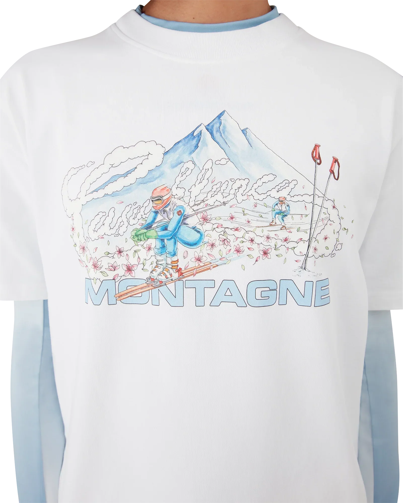 Ski Short Sleeve T-Shirt | Casablanca Paris | Image 5