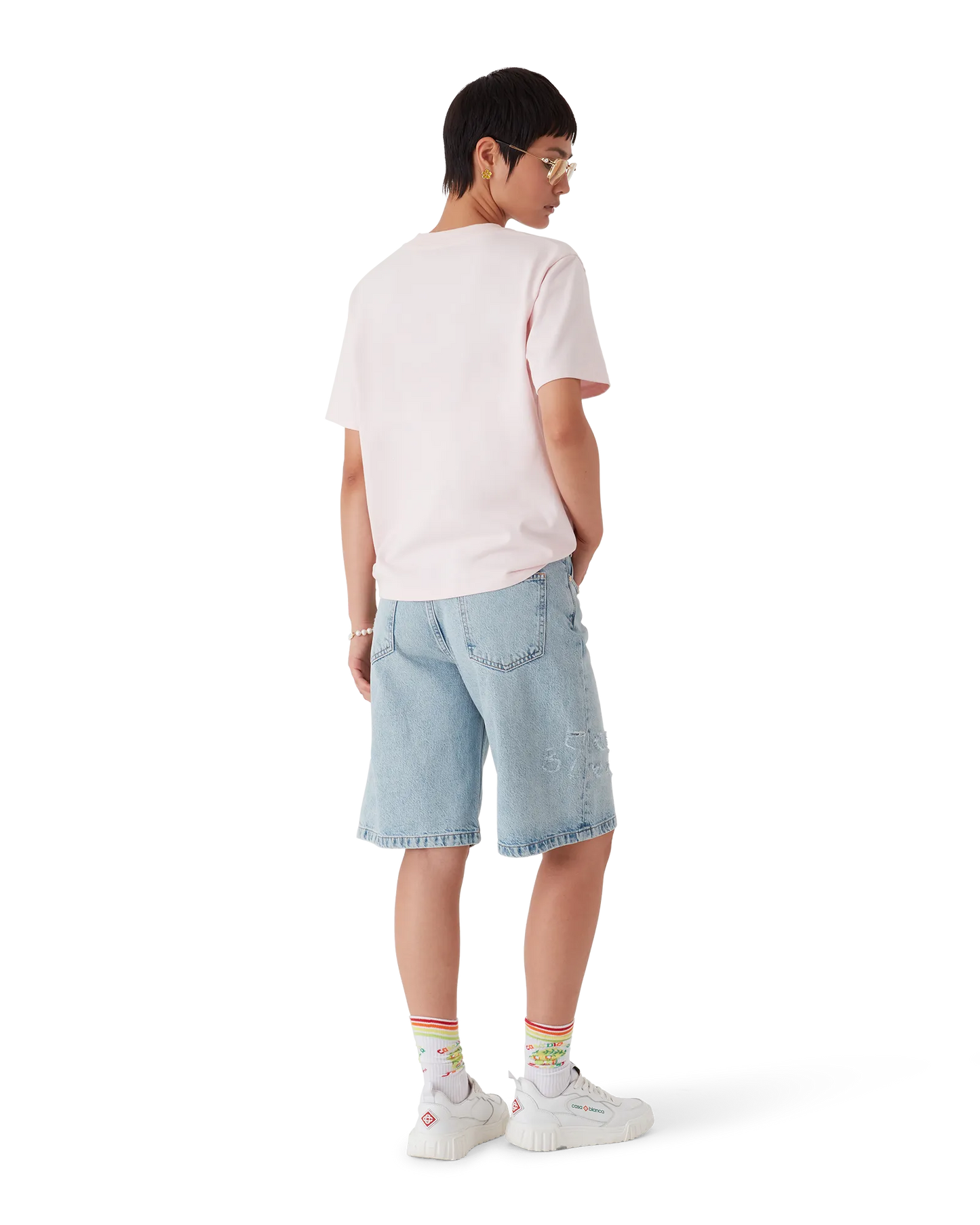 Manga Tennis Ball Short Sleeve T-Shirt | Casablanca Paris | Image 3
