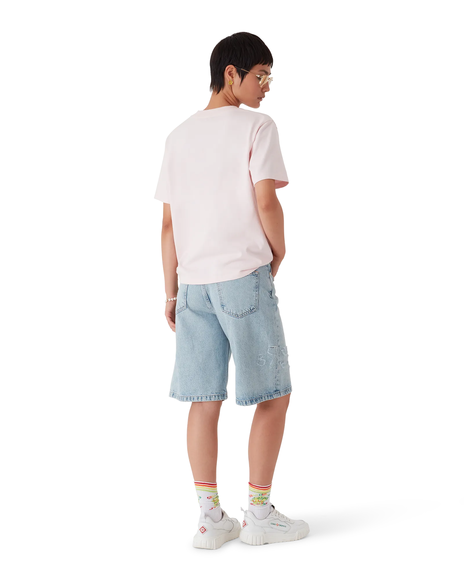 Manga Tennis Ball Short Sleeve T-Shirt | Casablanca Paris | Image 3