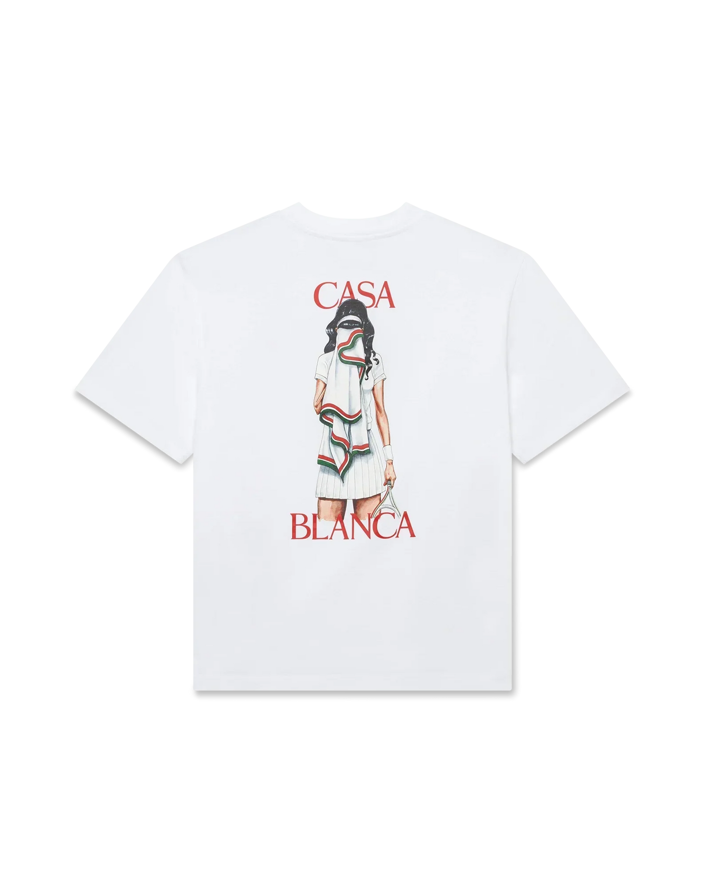 Tennis Girl Short Sleeve T-Shirt | Casablanca Paris | Image 1