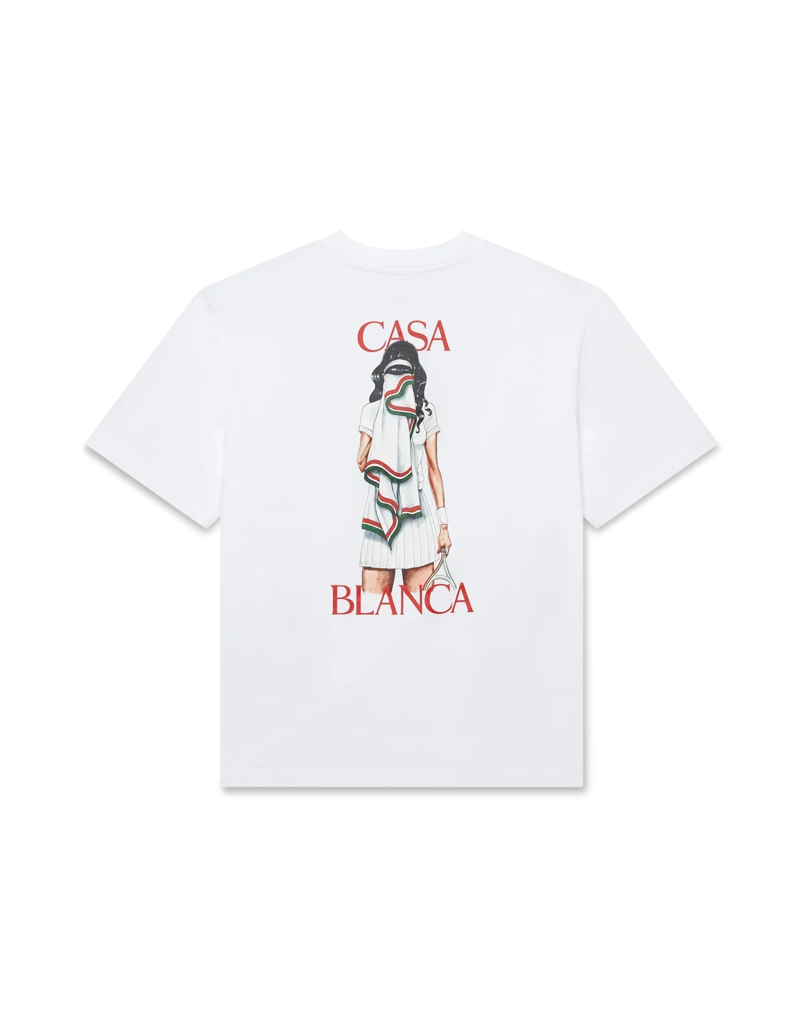Tennis Girl Short Sleeve T-Shirt | Casablanca Paris | Image 1