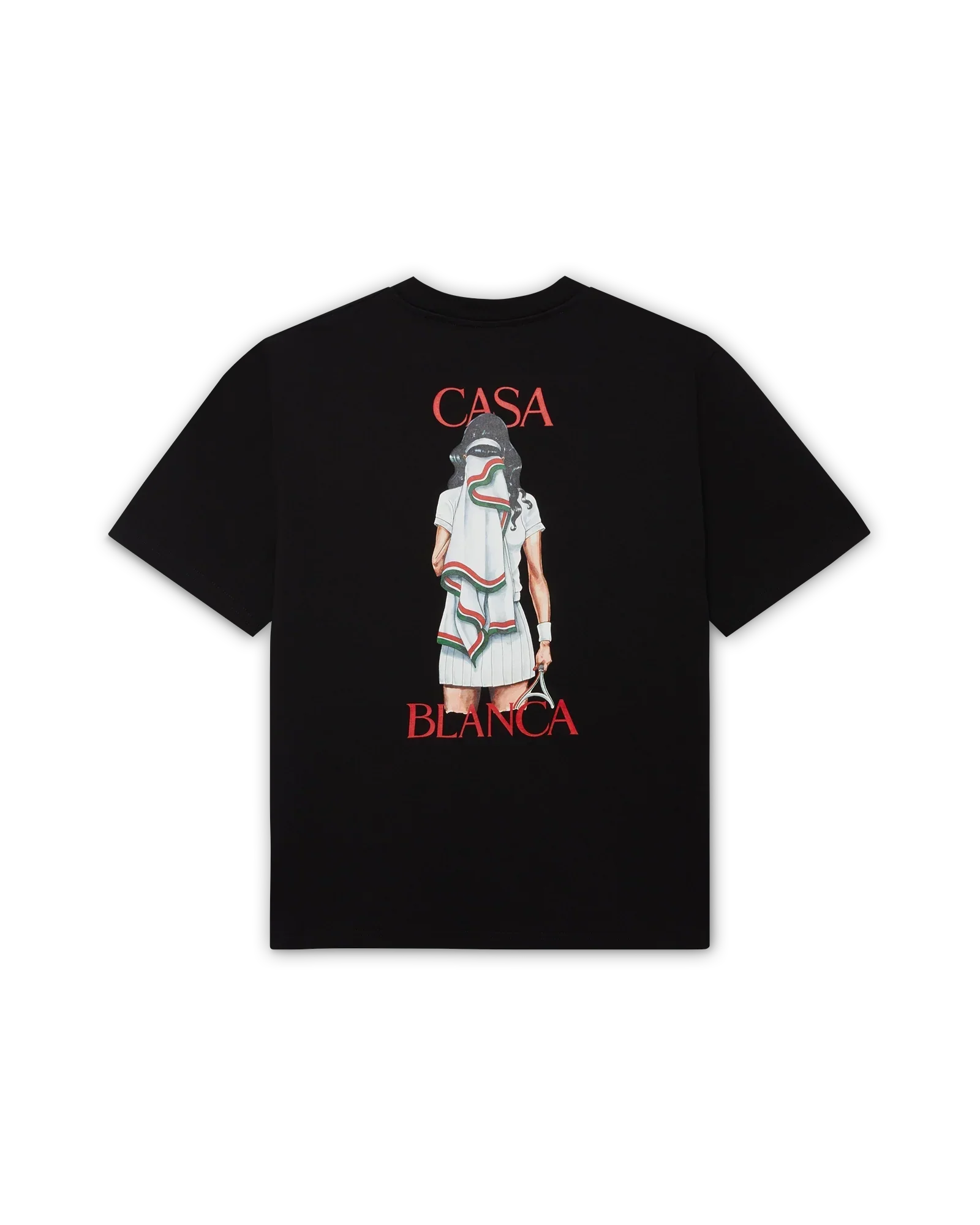 Tennis Girl Short Sleeve T-Shirt | Casablanca Paris | Image 1