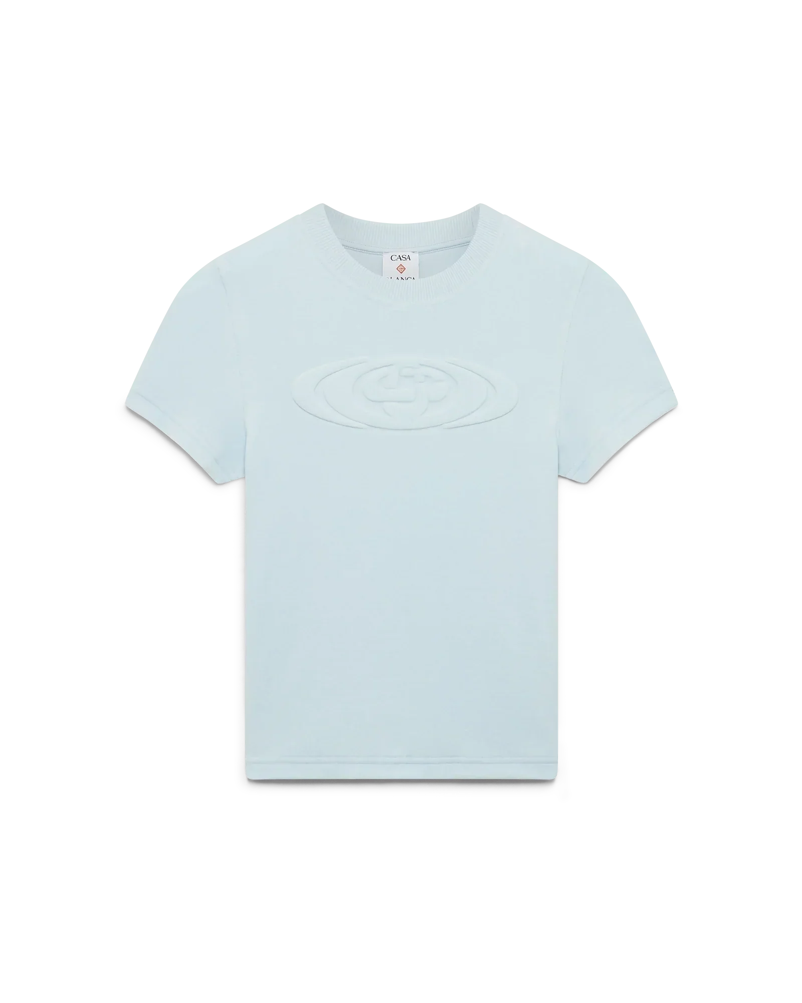 Womens Velour Short Sleeve T-Shirt | Casablanca Paris | Image 1