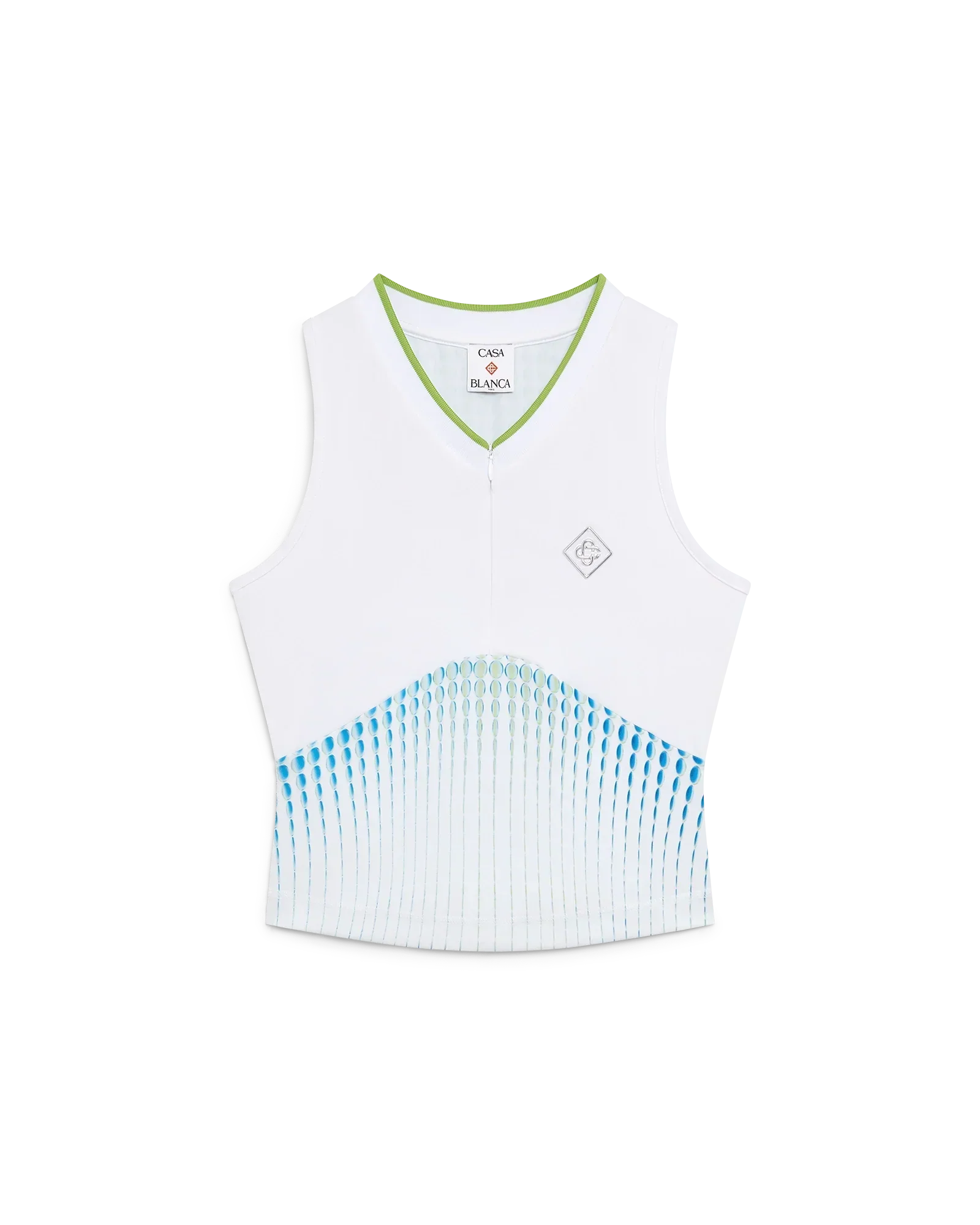 Tennis Printed Racer Top | Casablanca Paris | Image 1