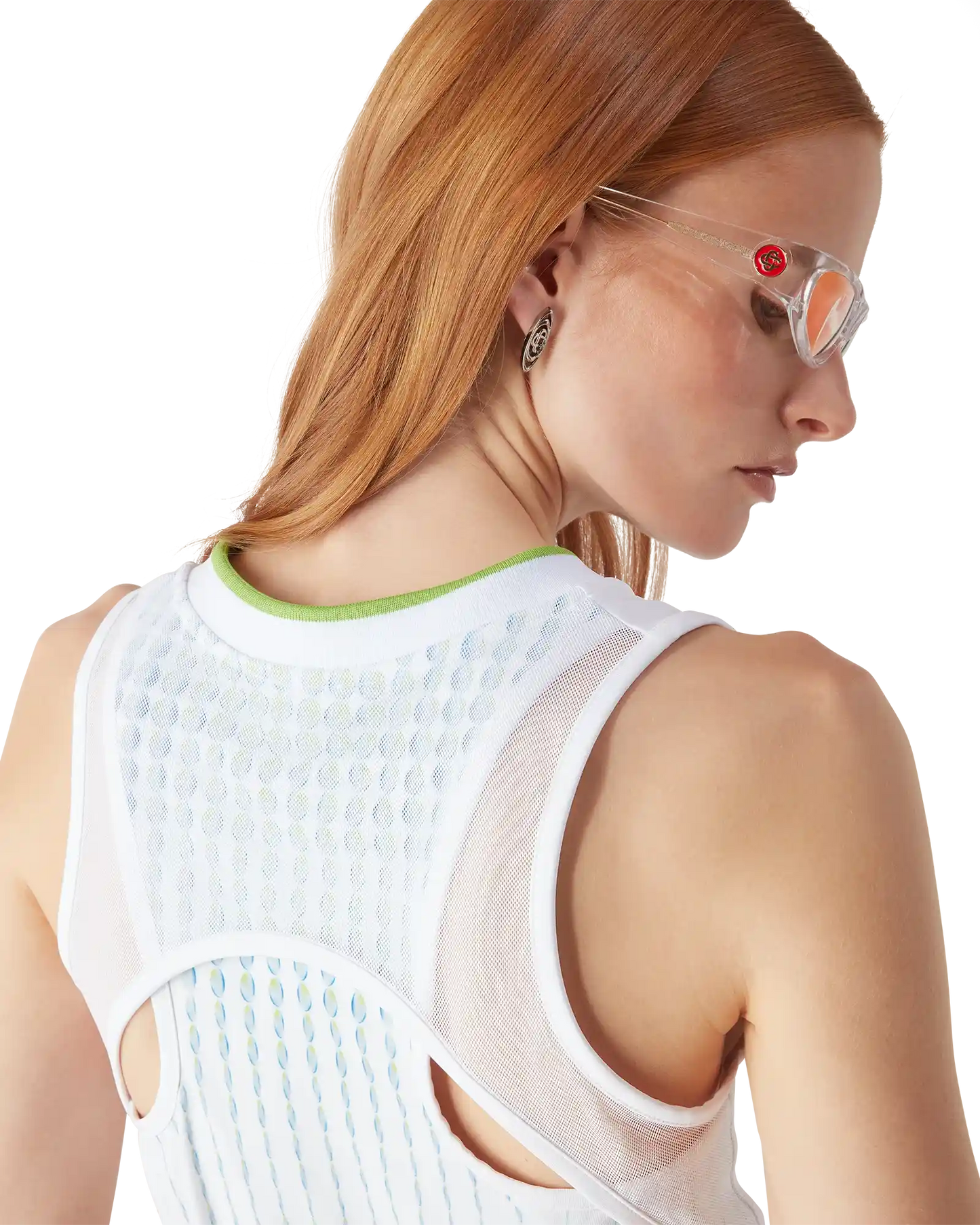 Tennis Printed Racer Top | Casablanca Paris | Image 5