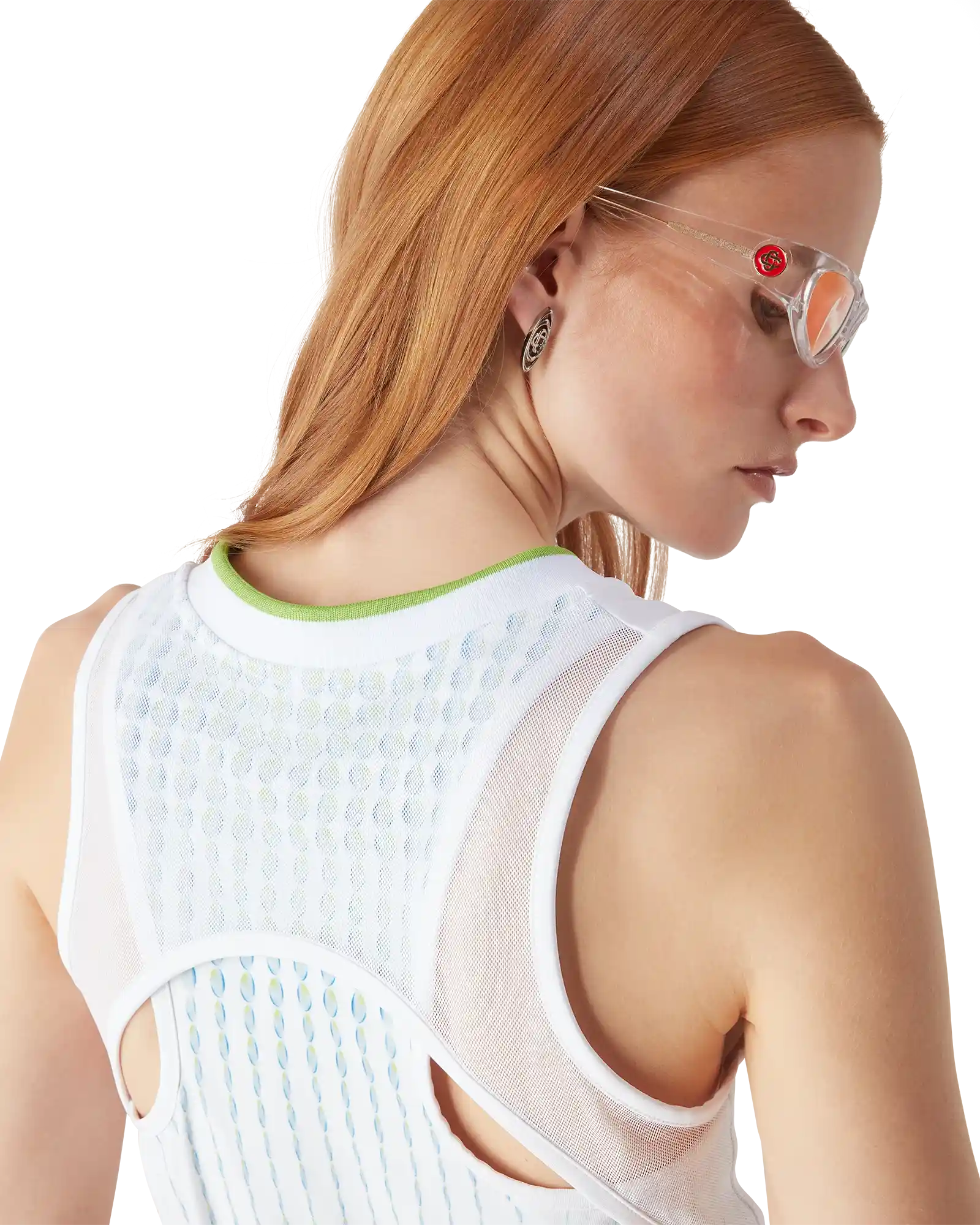 Tennis Printed Racer Top | Casablanca Paris | Image 5