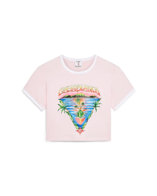 Innocence Triangle Short Sleeve T-Shirt | Casablanca Paris | Image 1