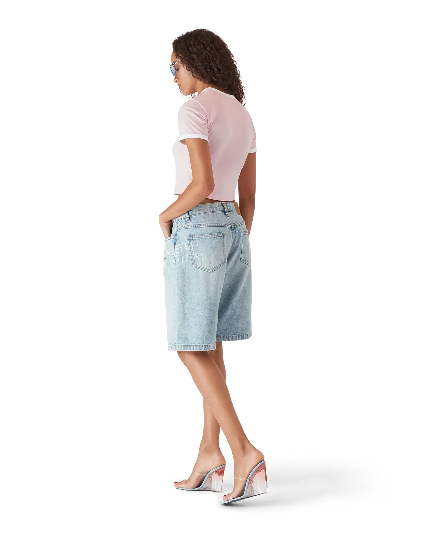 Innocence Triangle Short Sleeve T-Shirt | Casablanca Paris | Image 3