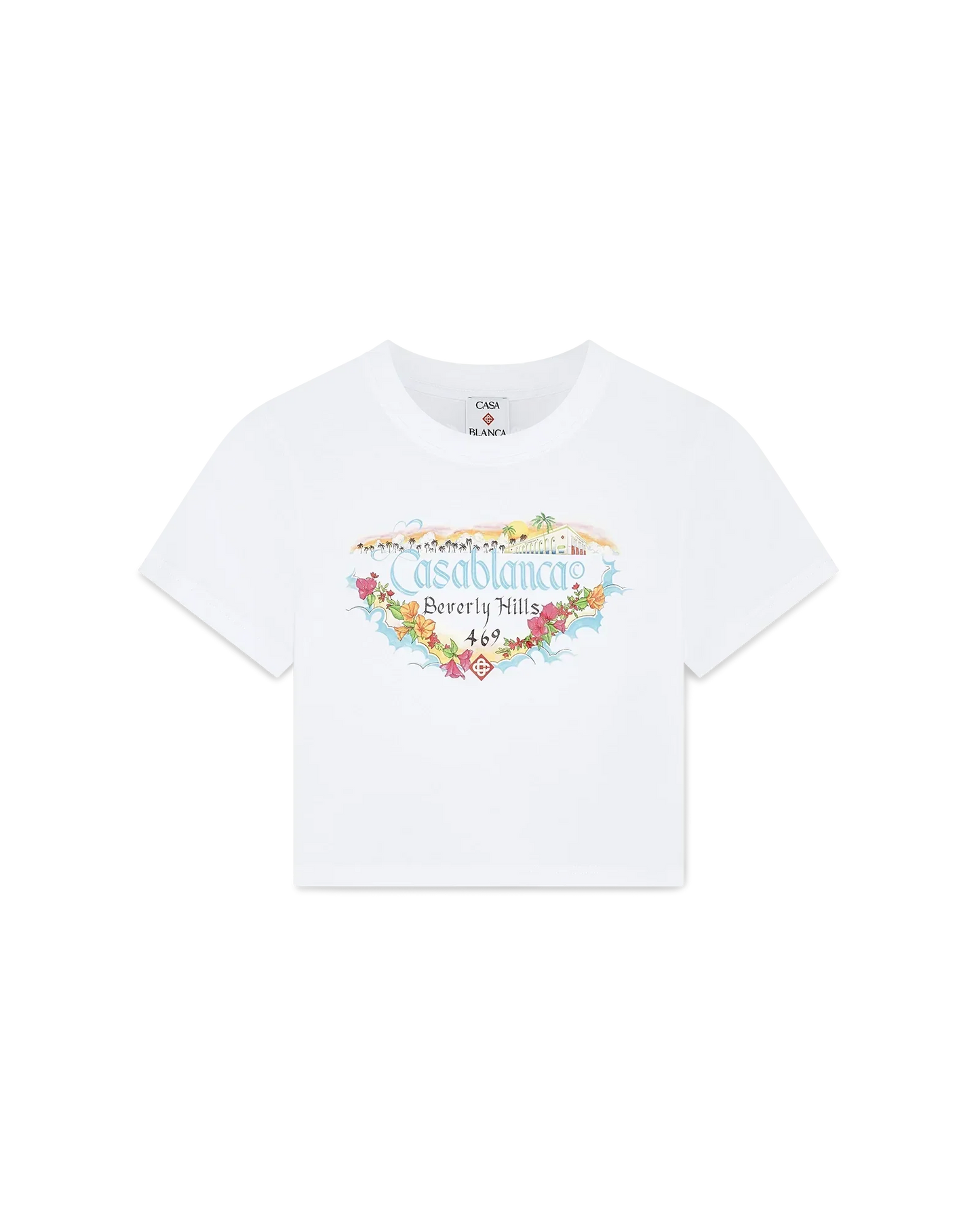 Los Angeles Store Cropped Baby Tee | Casablanca Paris | Image 1