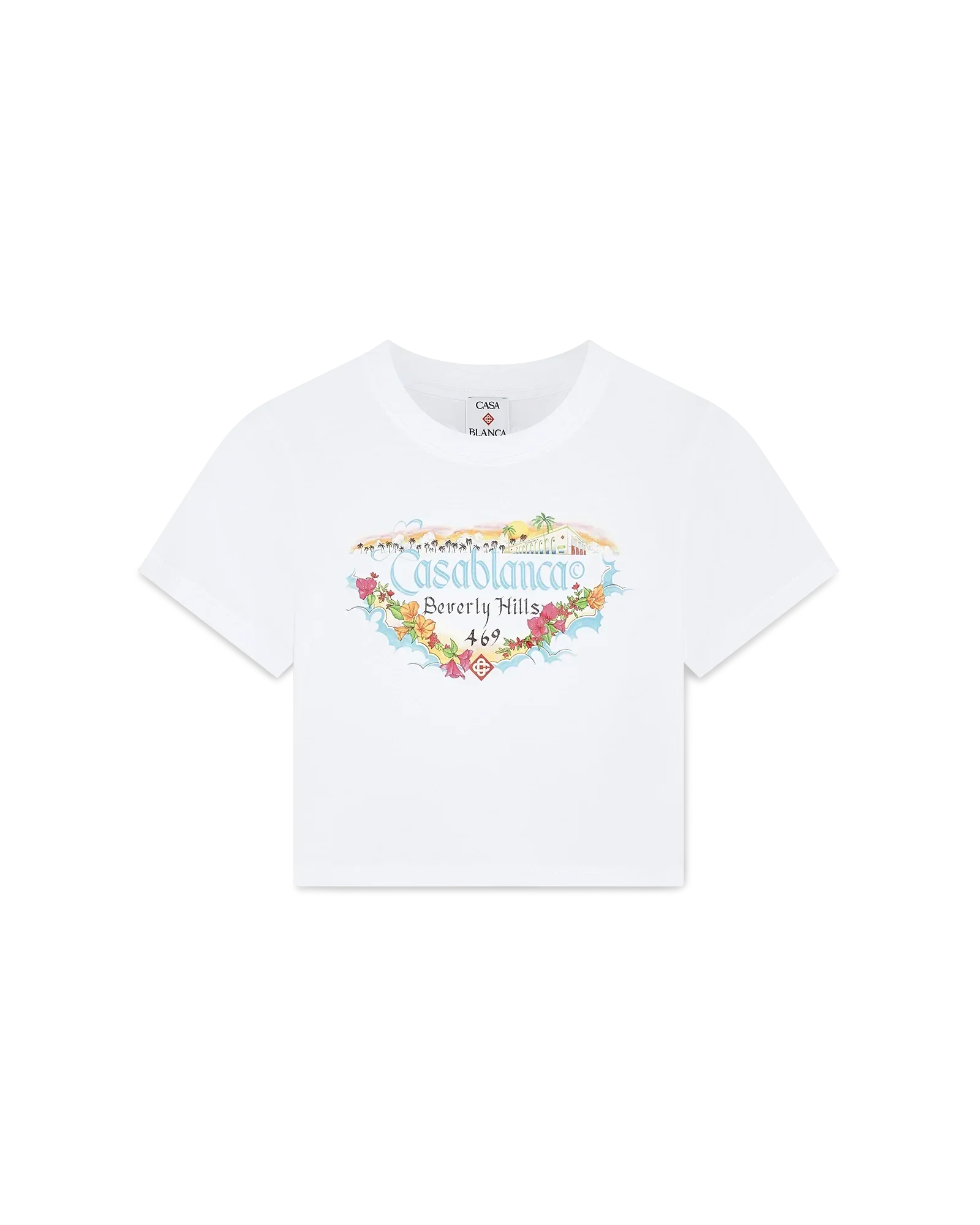 Los Angeles Store Cropped Baby Tee | Casablanca Paris | Image 1