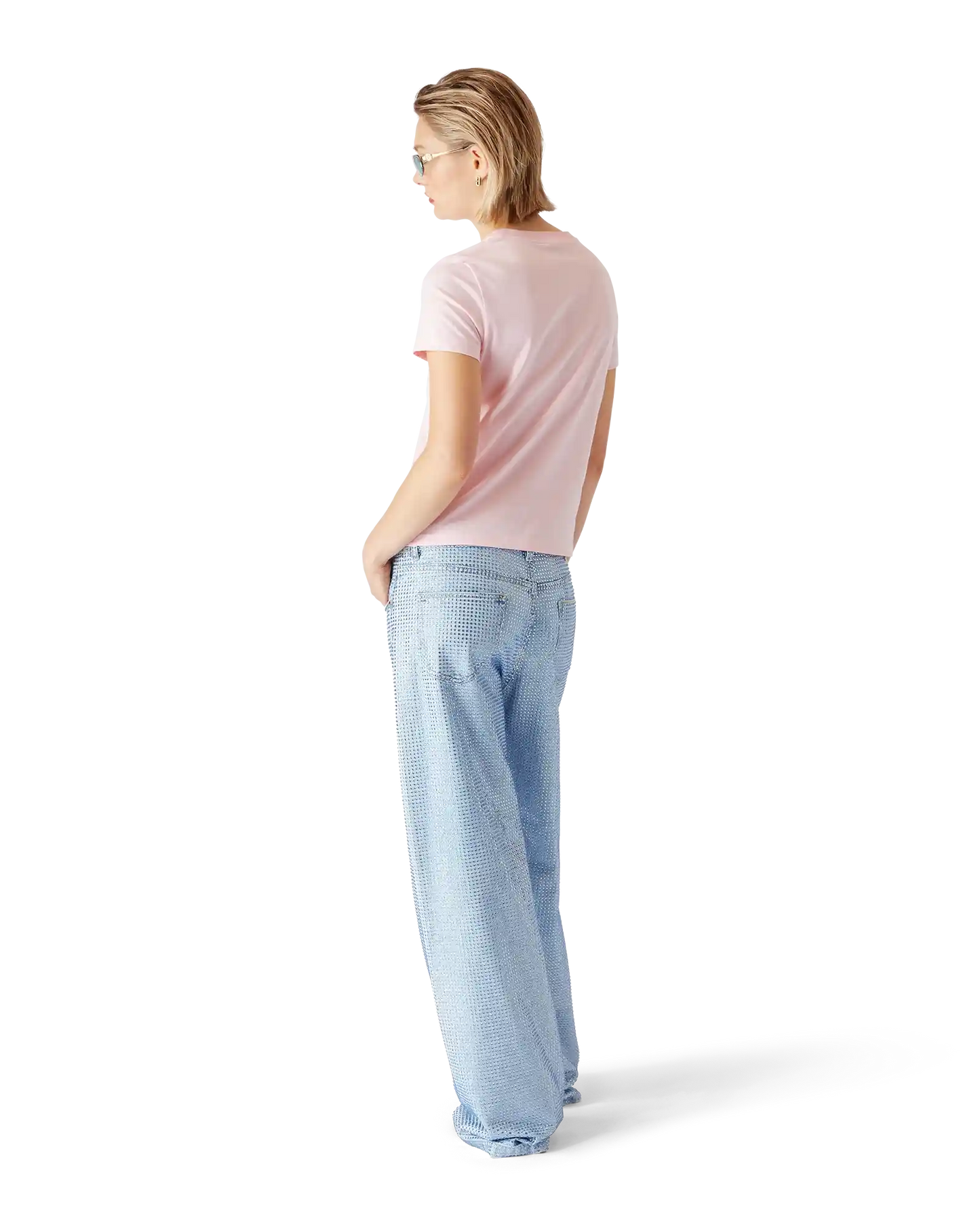 Airbrush Smiley Fitted Short Sleeve T-Shirt | Casablanca Paris | Image 3