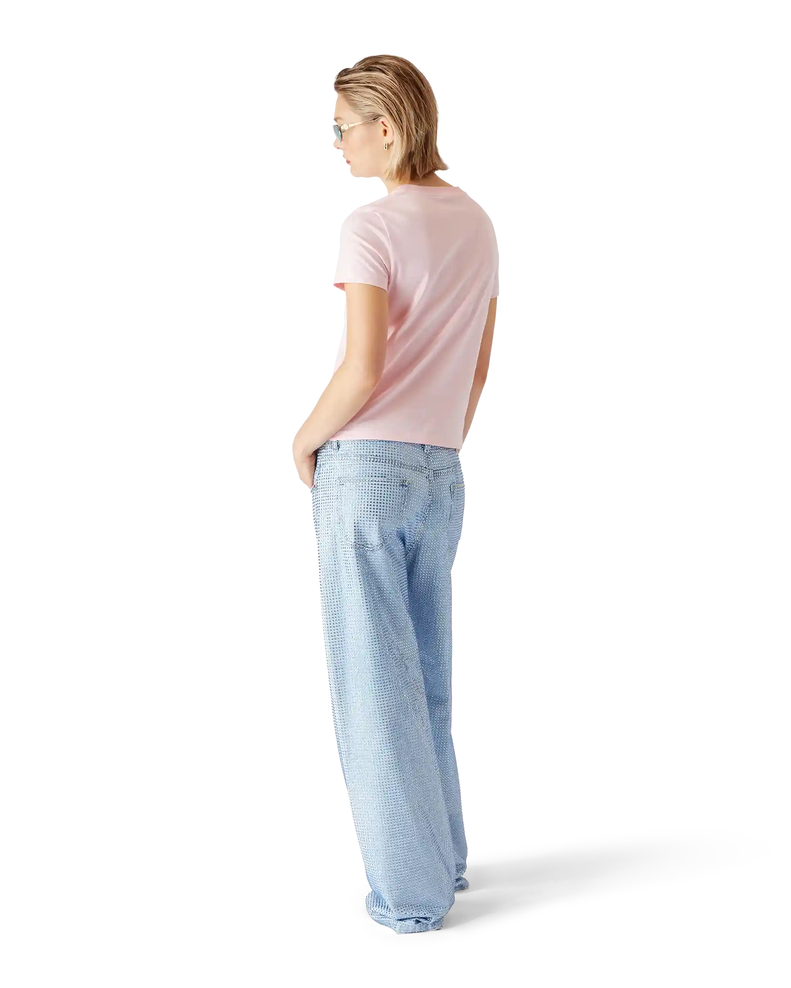 Airbrush Smiley Fitted Short Sleeve T-Shirt | Casablanca Paris | Image 3
