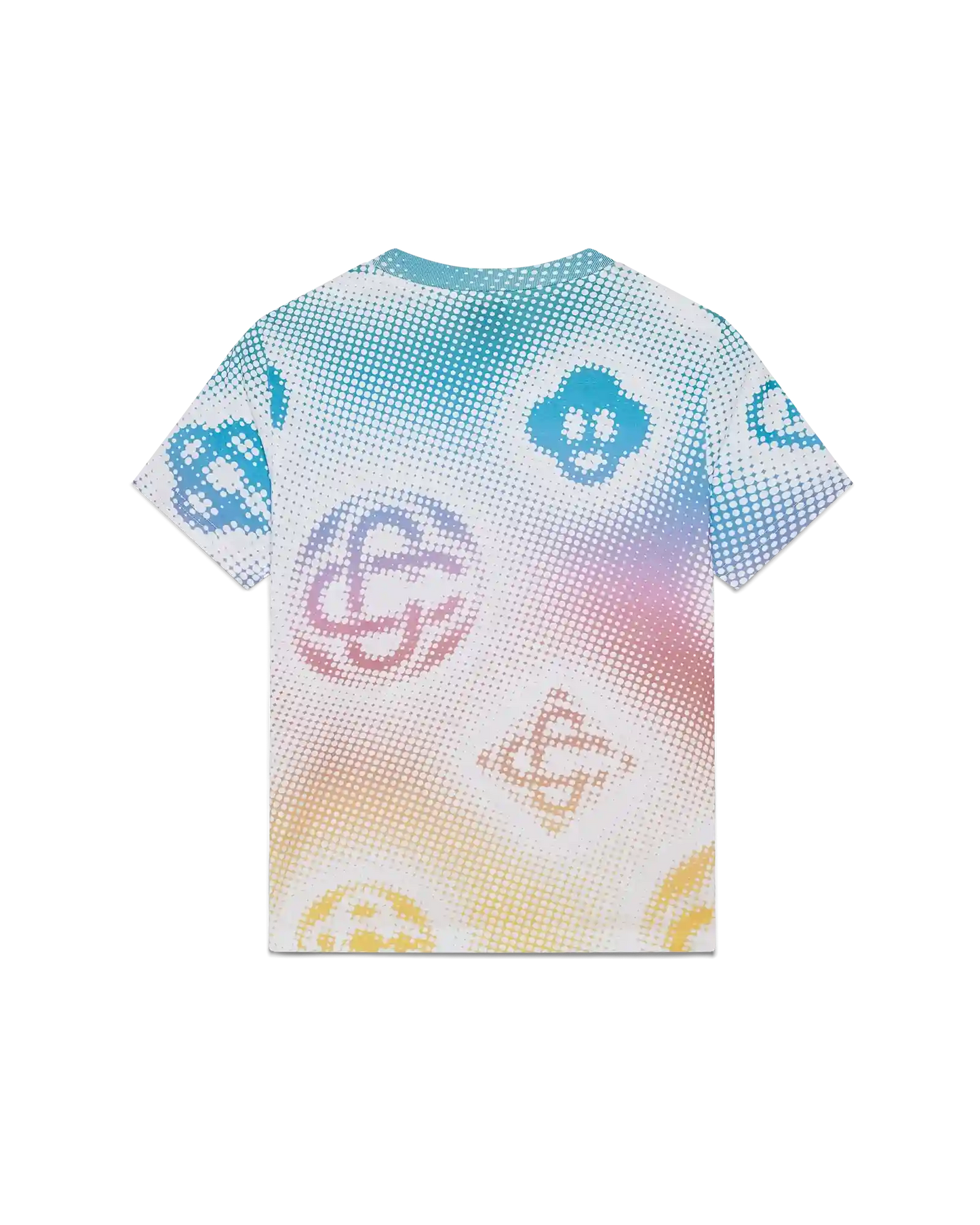 Halftone Logo Fitted Short Sleeve T-Shirt | Casablanca Paris | Image 6