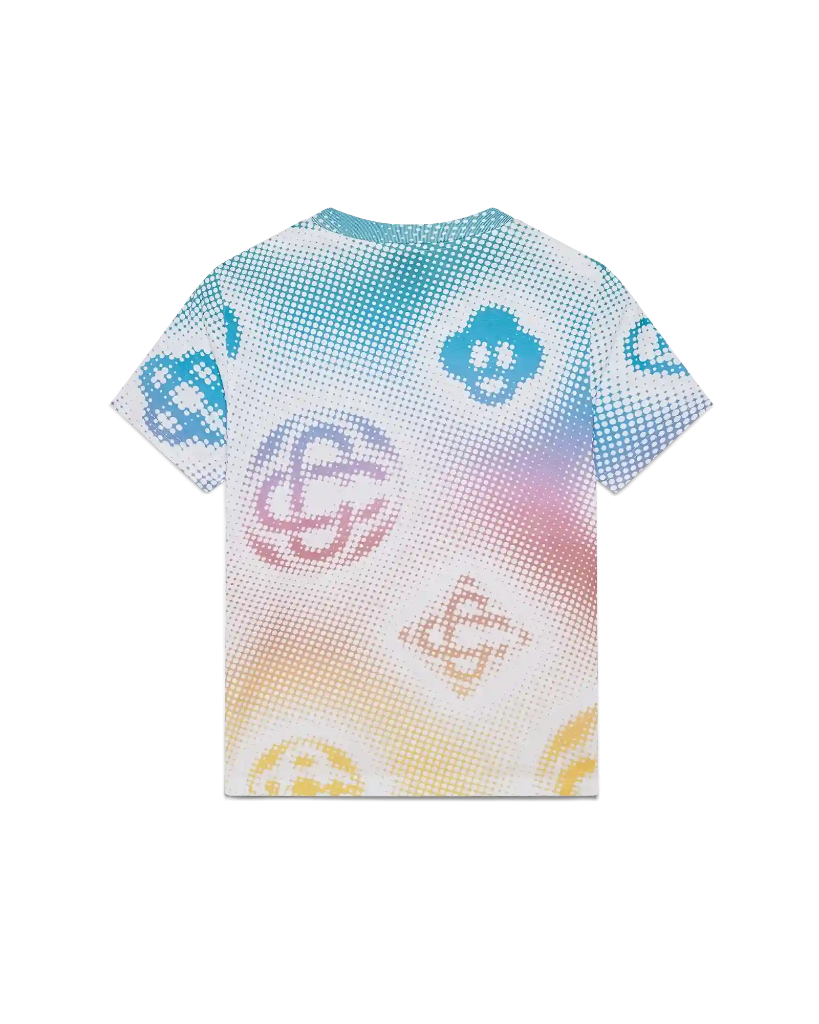 Halftone Logo Fitted Short Sleeve T-Shirt | Casablanca Paris | Image 6