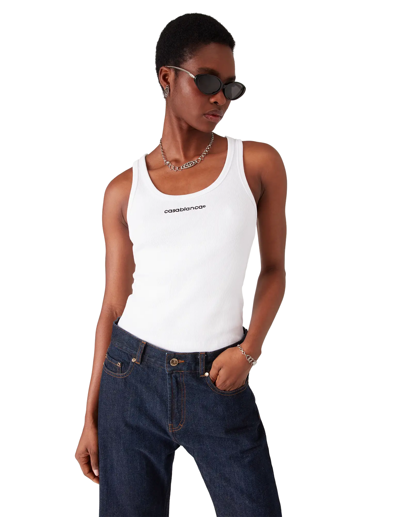 Ribbed Tank Top | Casablanca Paris | Image 4