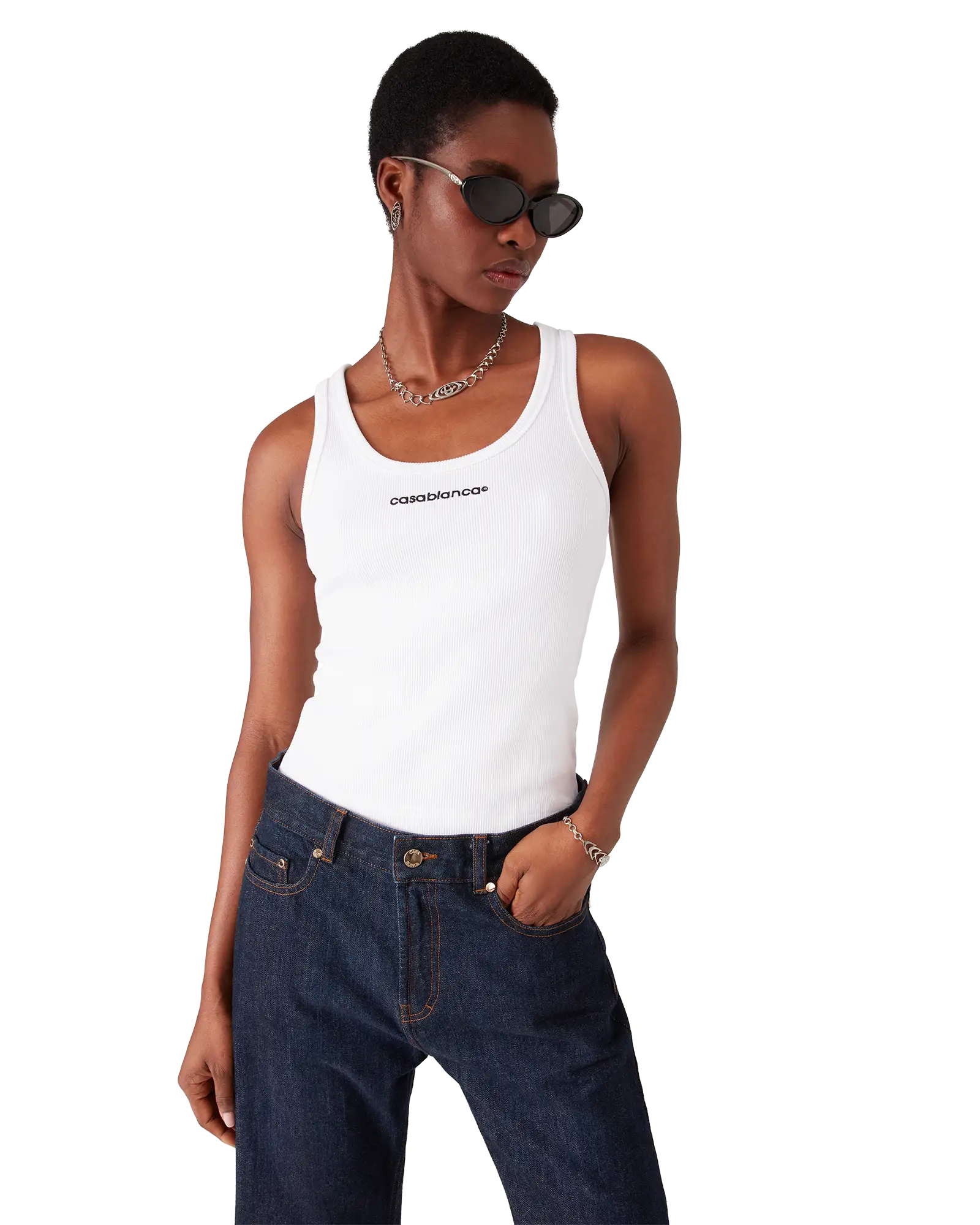 Ribbed Tank Top | Casablanca Paris | Image 4