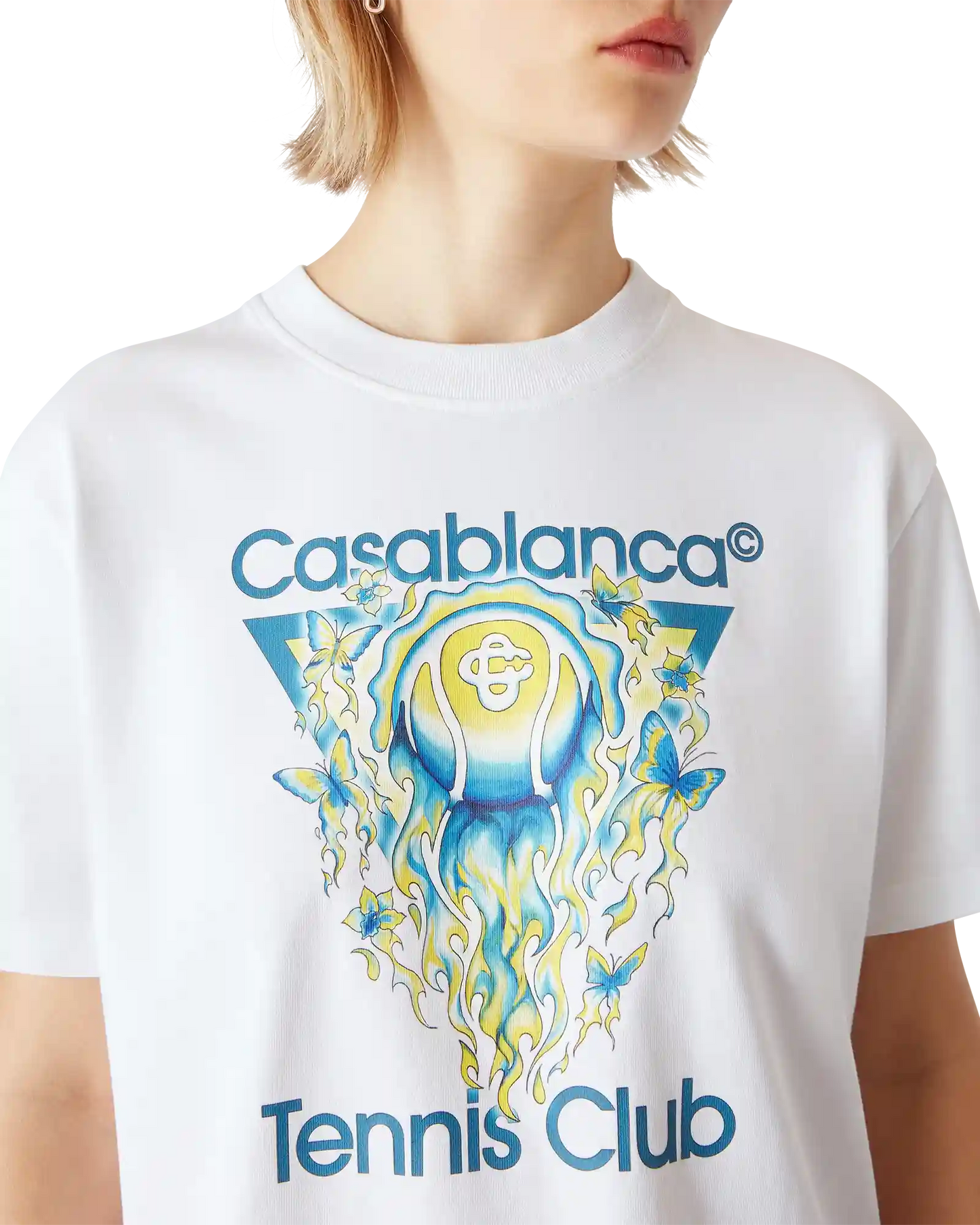Tennis Club Icon Short Sleeve T-Shirt | Casablanca Paris | Image 5