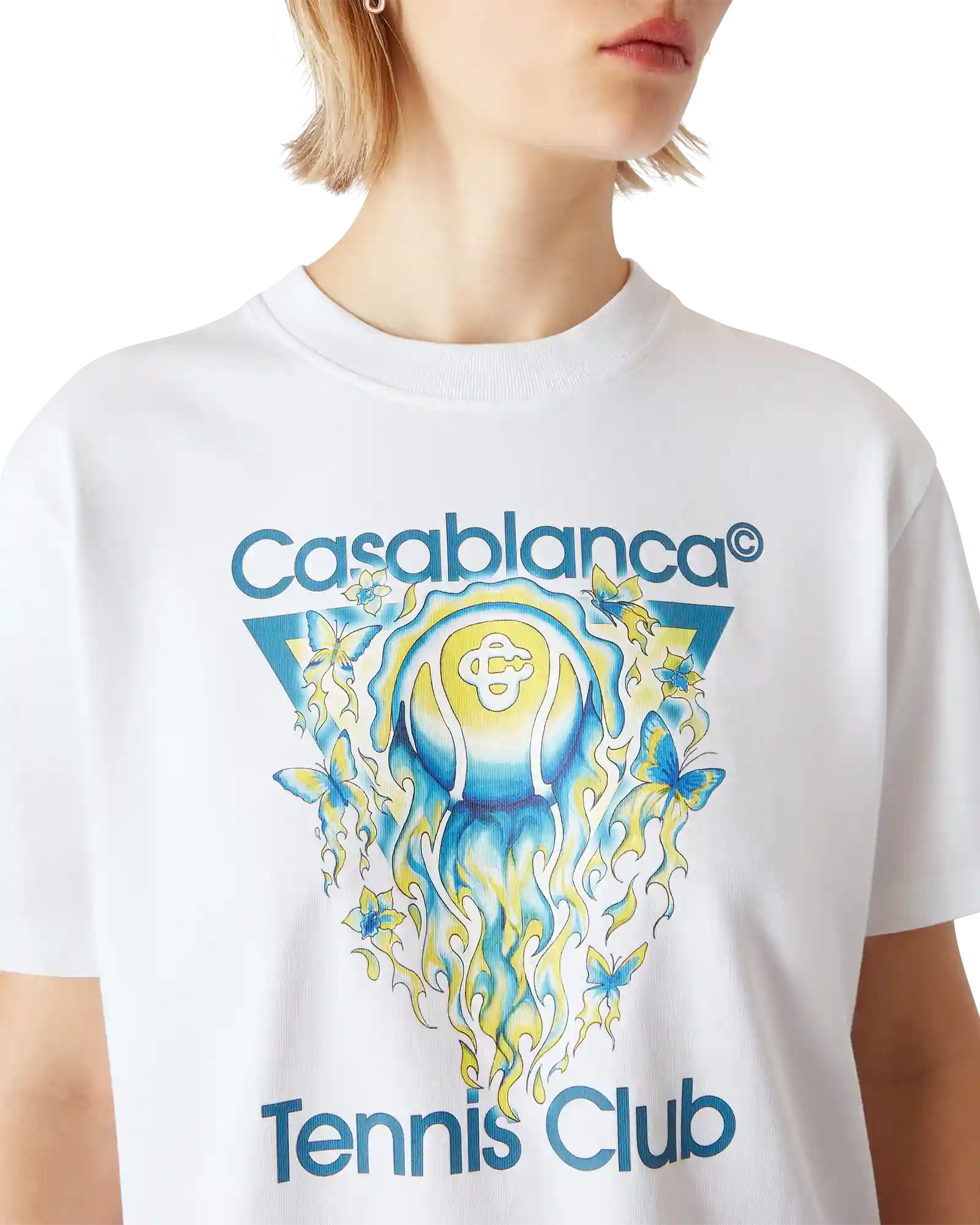Tennis Club Icon Short Sleeve T-Shirt | Casablanca Paris | Image 5