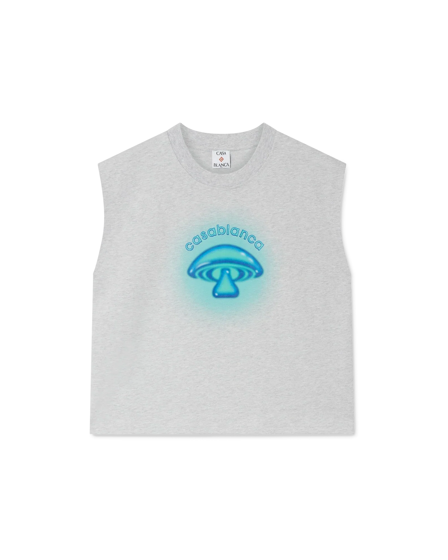 Airbrush Mushroom Sleeveless T-shirt | Casablanca Paris | Image 1