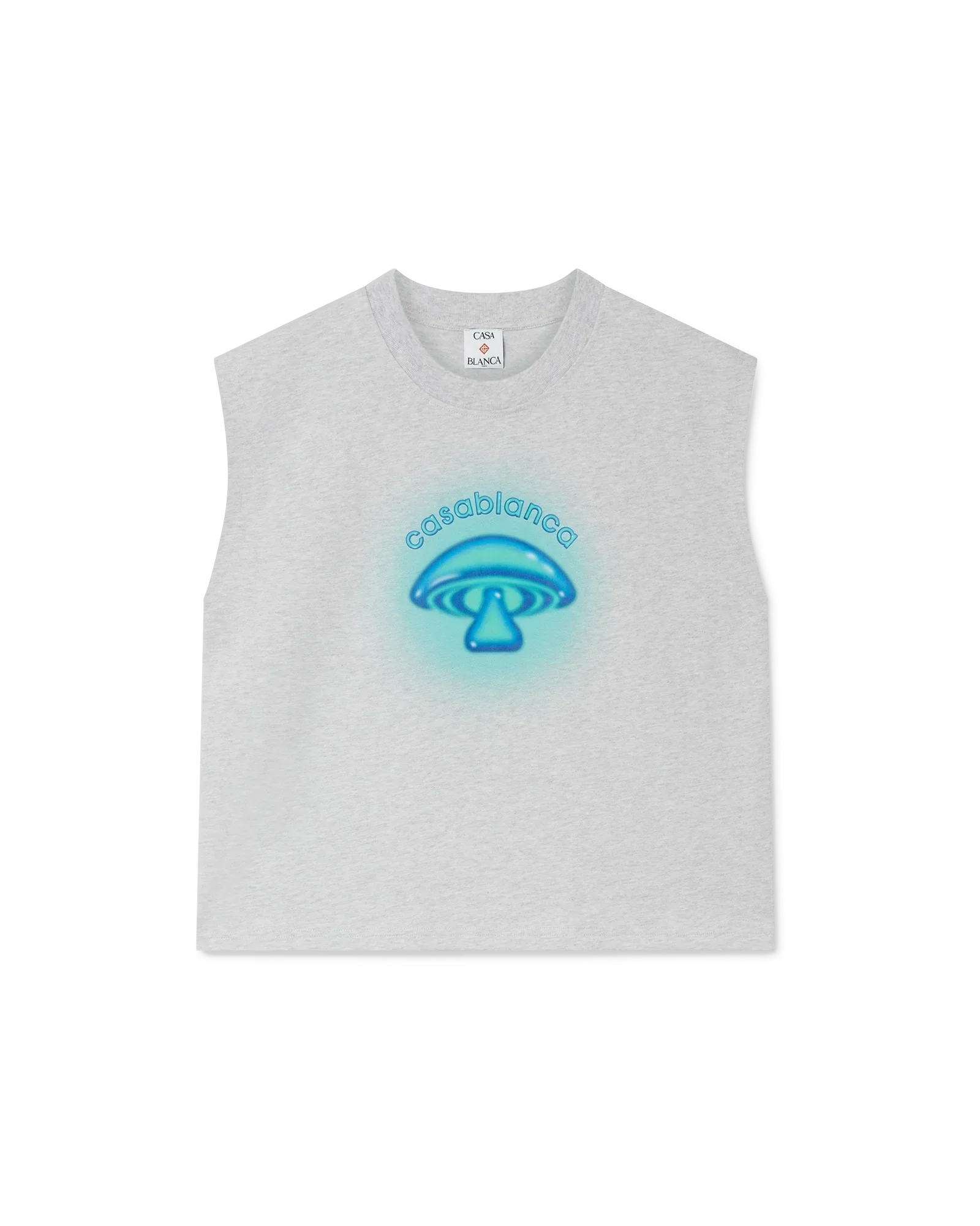 Airbrush Mushroom Sleeveless T-shirt | Casablanca Paris | Image 1
