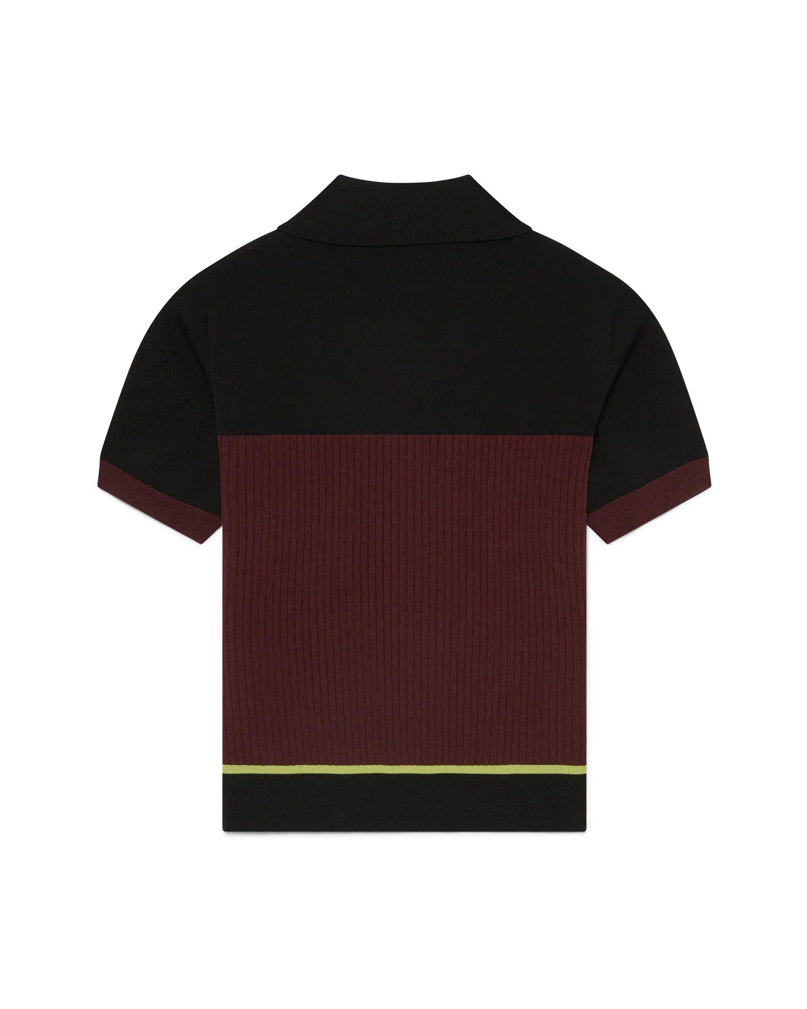 Striped Short Sleeve Polo Shirt | Casablanca Paris | Image 6