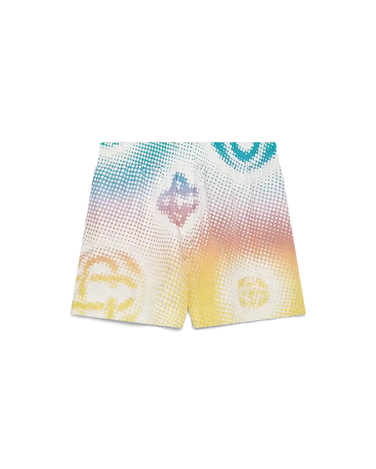 Halftone Logo Silk Shorts | Casablanca Paris | Image 1