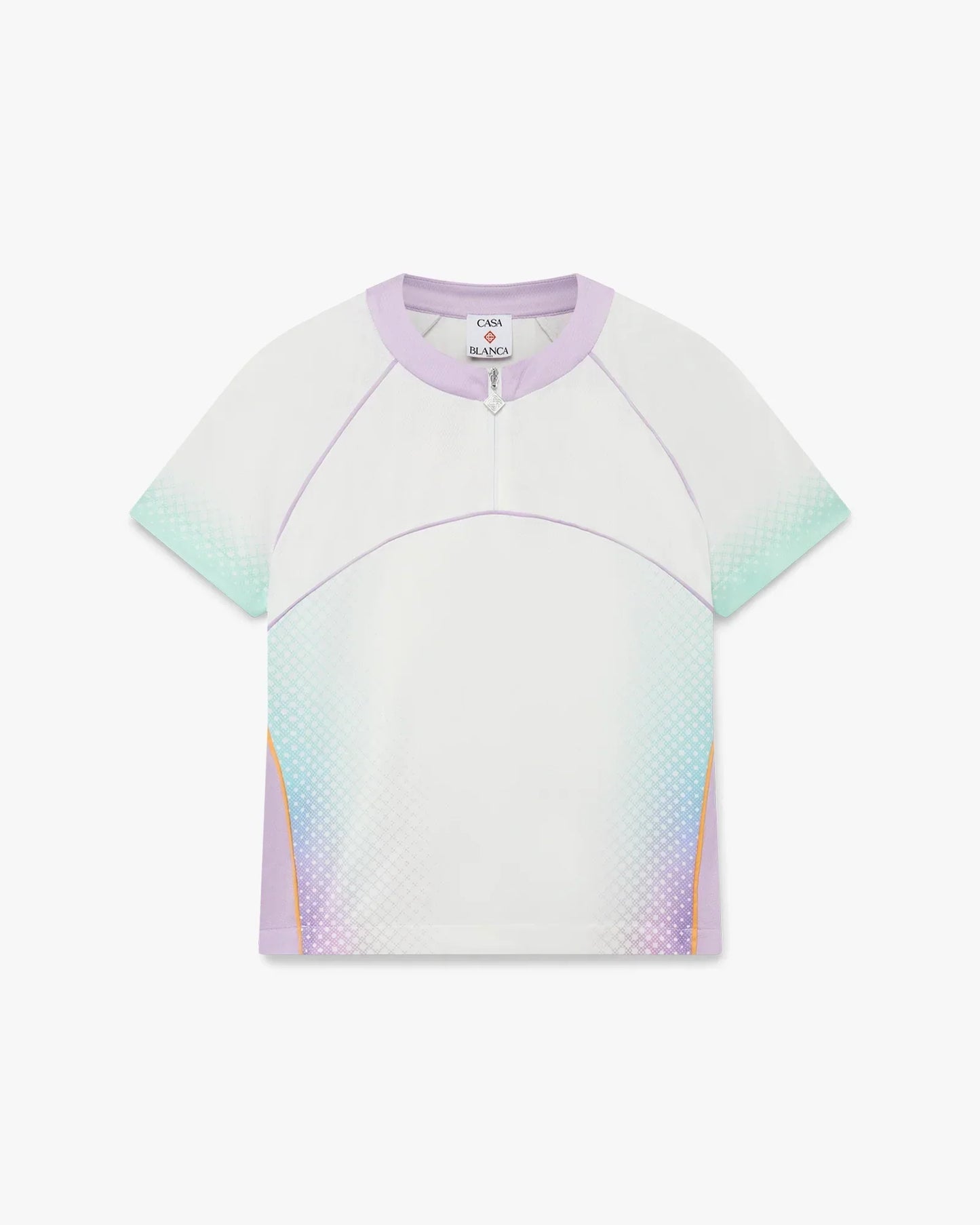 Glass Gradient Short Sleeve Football Mesh Shirt | Casablanca Paris | Image 1