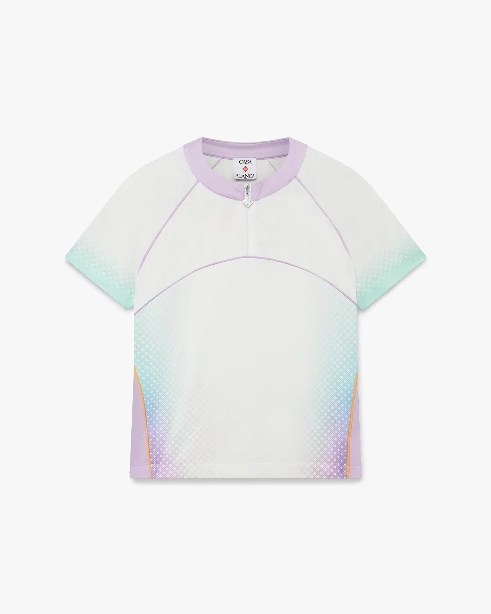 Glass Gradient Short Sleeve Football Mesh Shirt | Casablanca Paris | Image 1