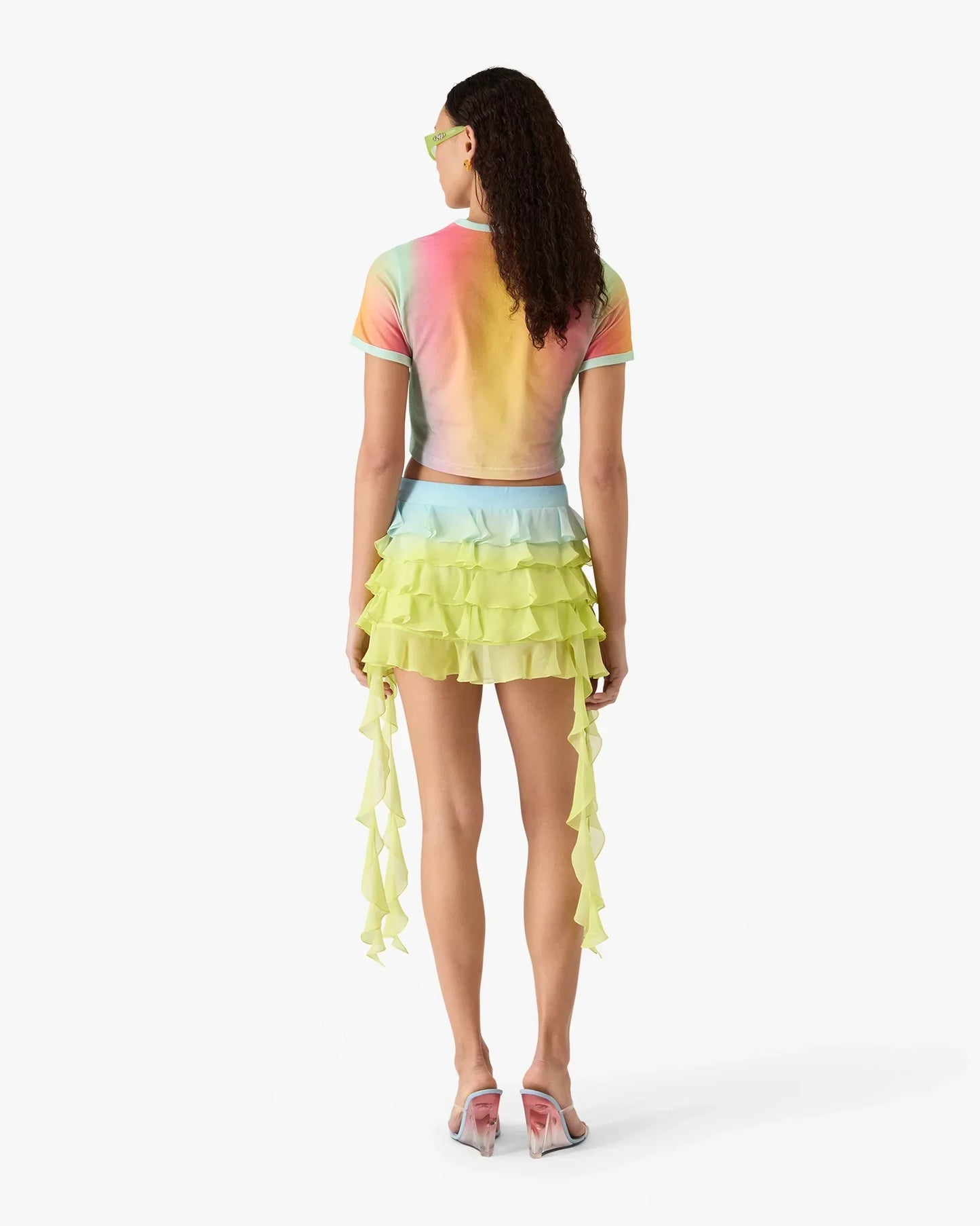 Glass Gradient Printed Baby Short Sleeve T-Shirt | Casablanca Paris | Image 3