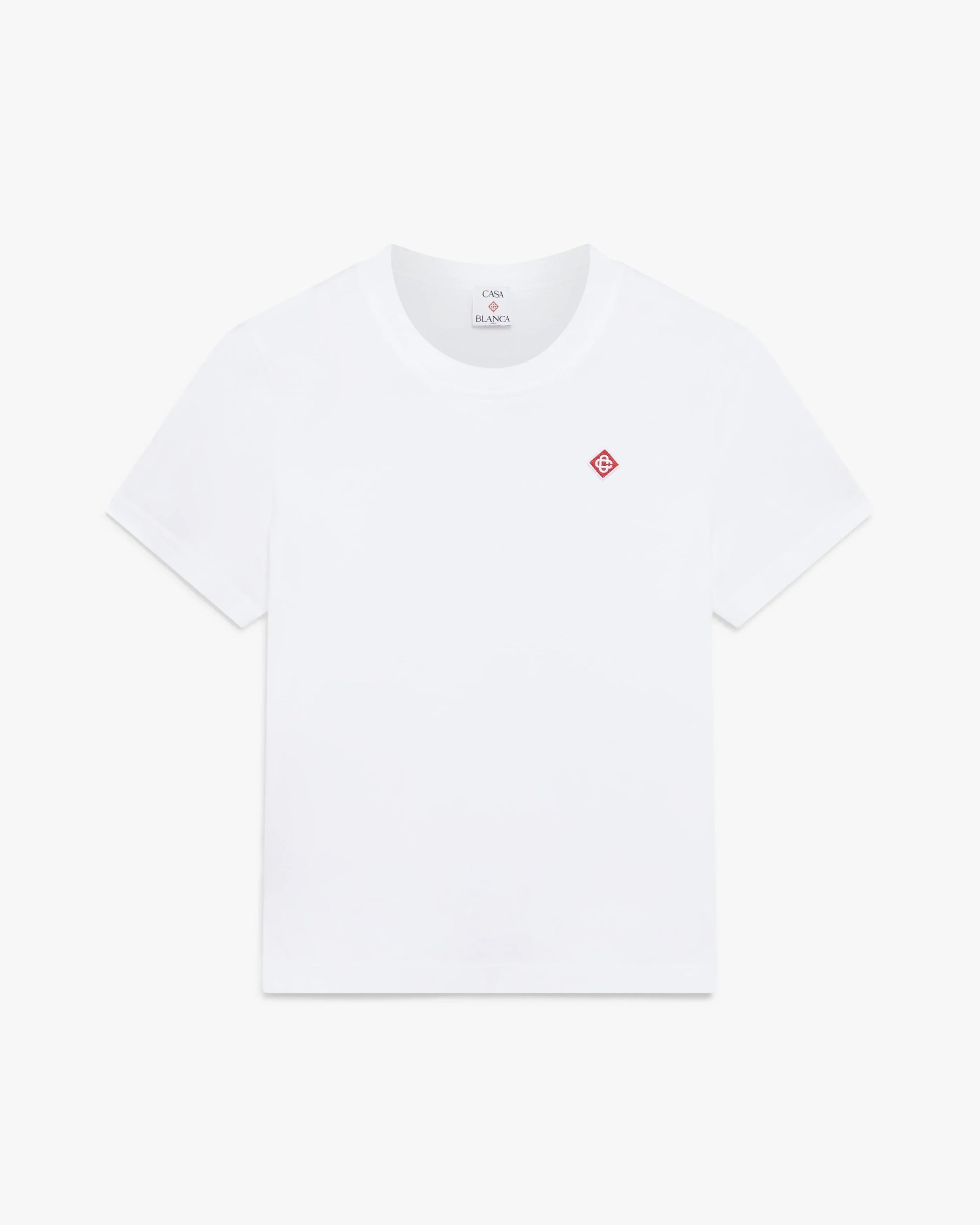 Classic Embroidery Patch Fitted Short Sleeve T-Shirt | Casablanca Paris | Image 1