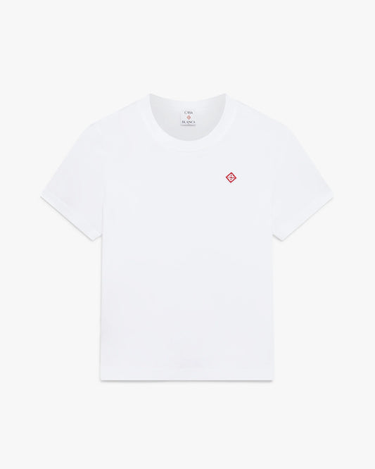 Classic Embroidery Patch Fitted Short Sleeve T-Shirt | Casablanca Paris | Image 1