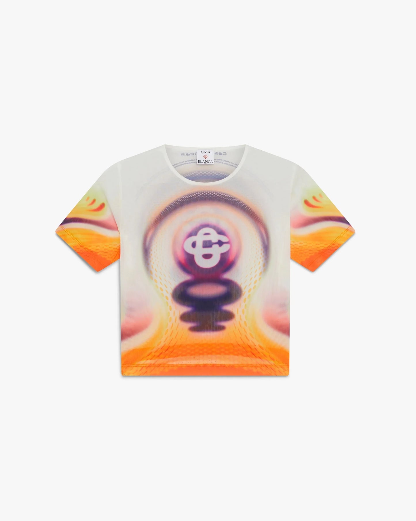 Sporchid Printed Mesh Baby Short Sleeve T-Shirt | Casablanca Paris | Image 1